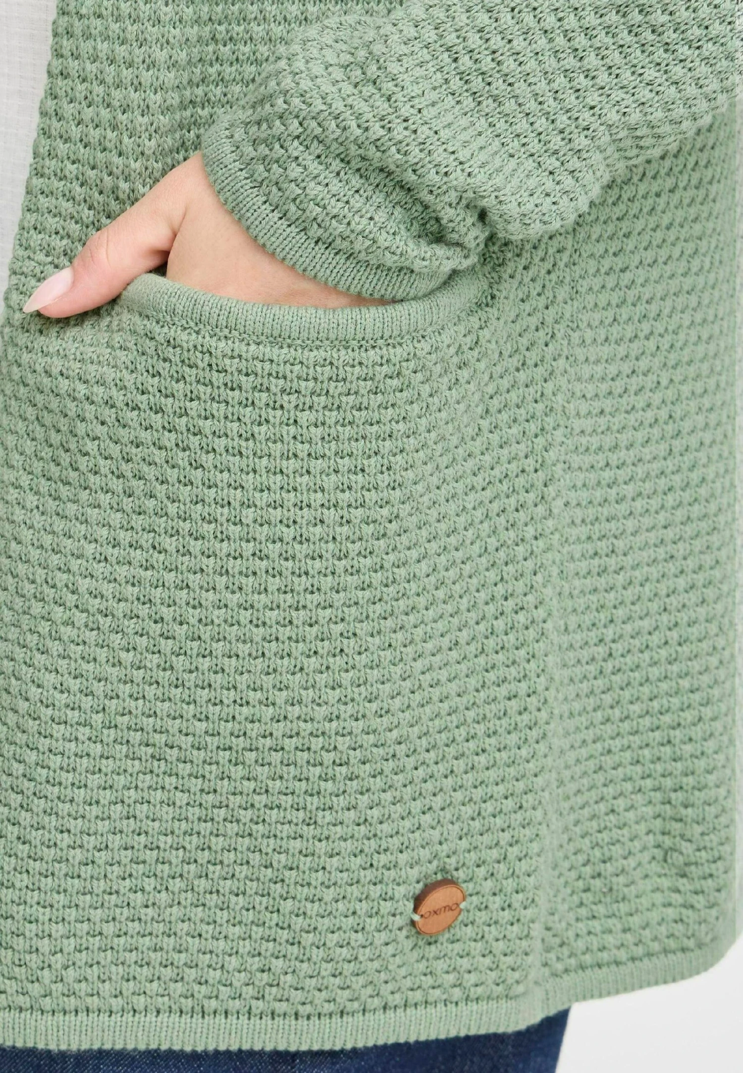 OXMO OXHilda - Cardigan - Sea Spray 5 OXMO OXHilda - Cardigan - Sea Spray - Image 5