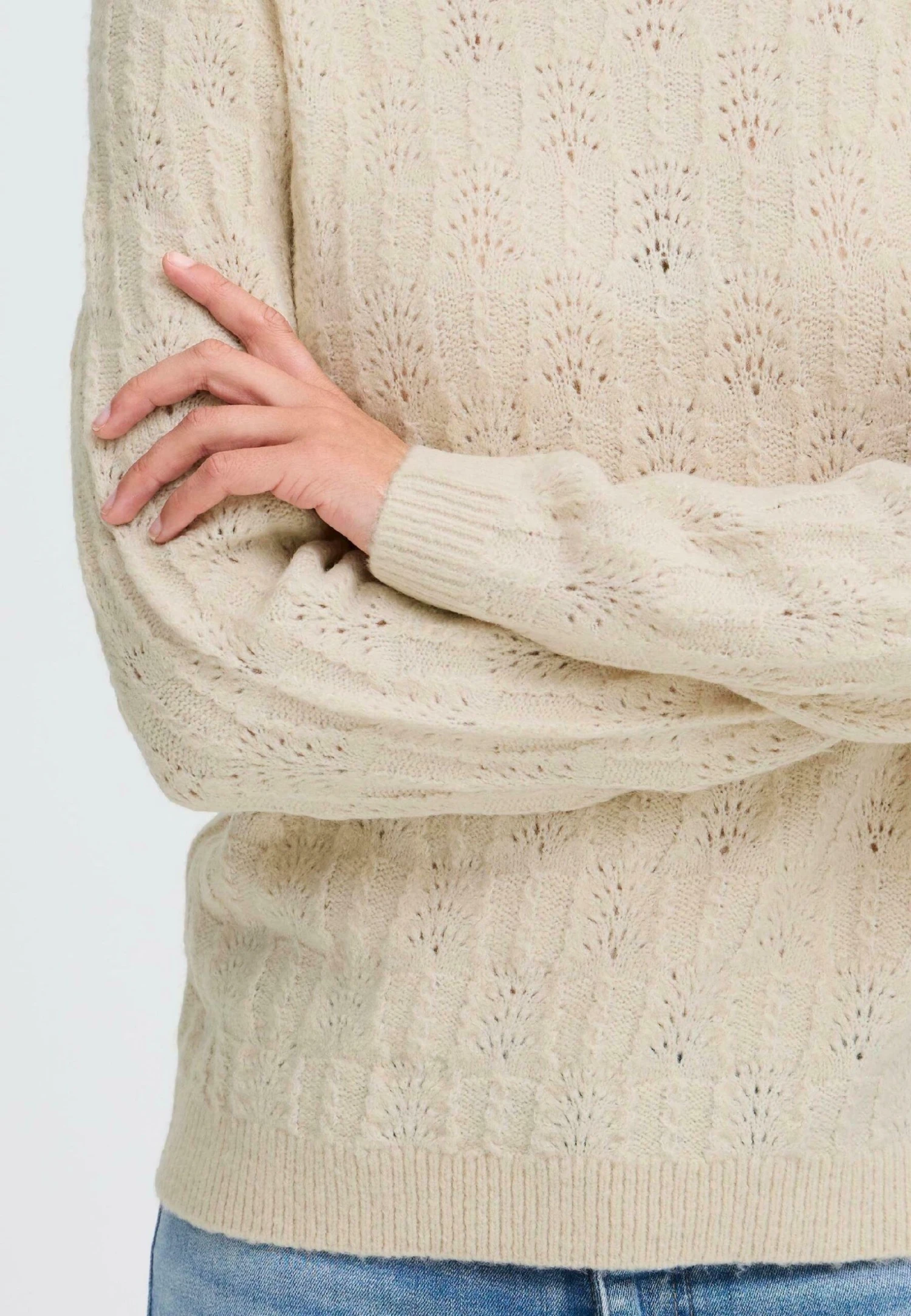 OXMO FRSINVA - Jumper - Pumice Stone 5 OXMO FRSINVA - Jumper - Pumice Stone - Image 5