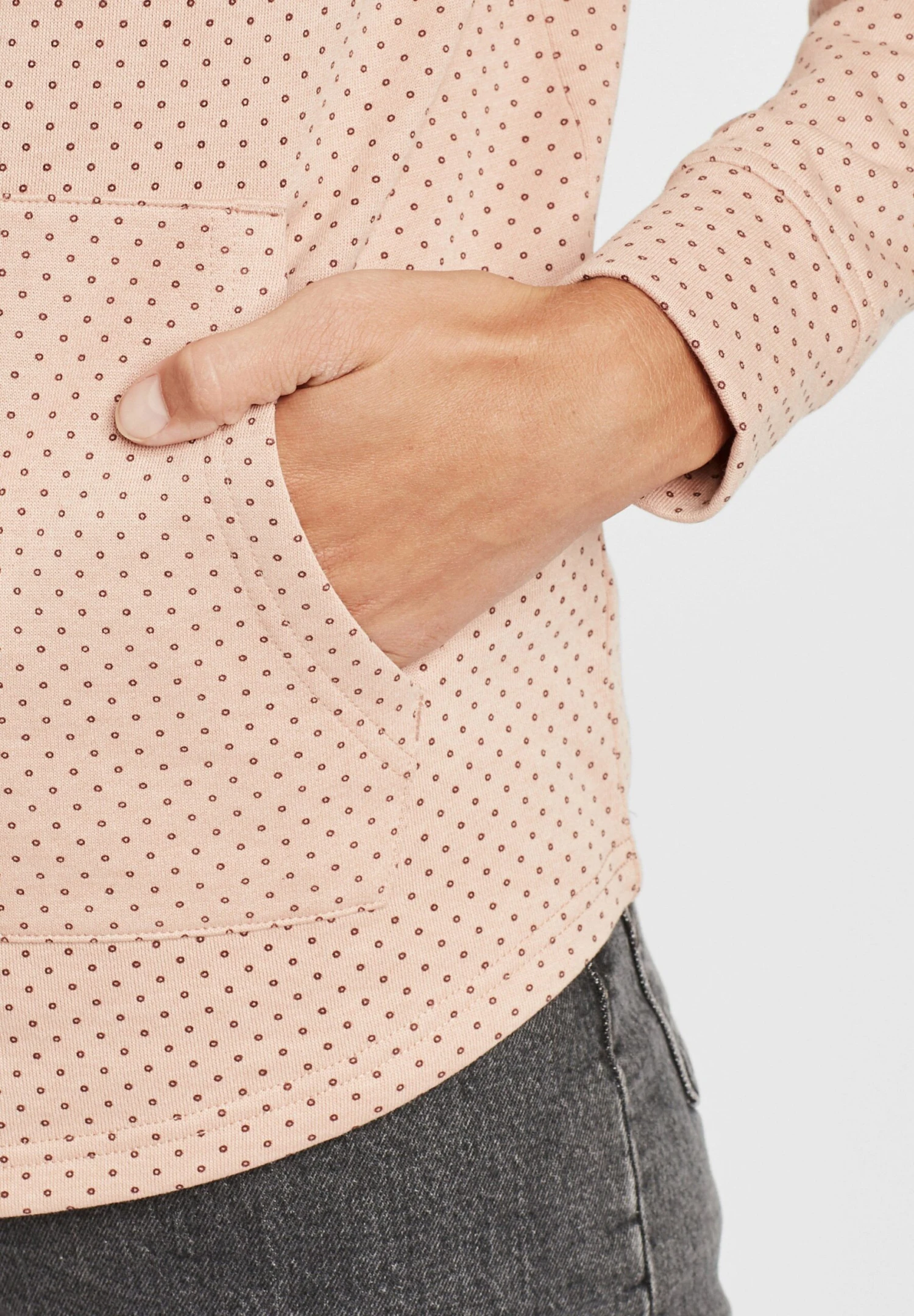 OXMO OXAMINA - Hoodie - Mahogany Rose Melange 5 OXMO OXAMINA - Hoodie - Mahogany Rose Melange - Image 5