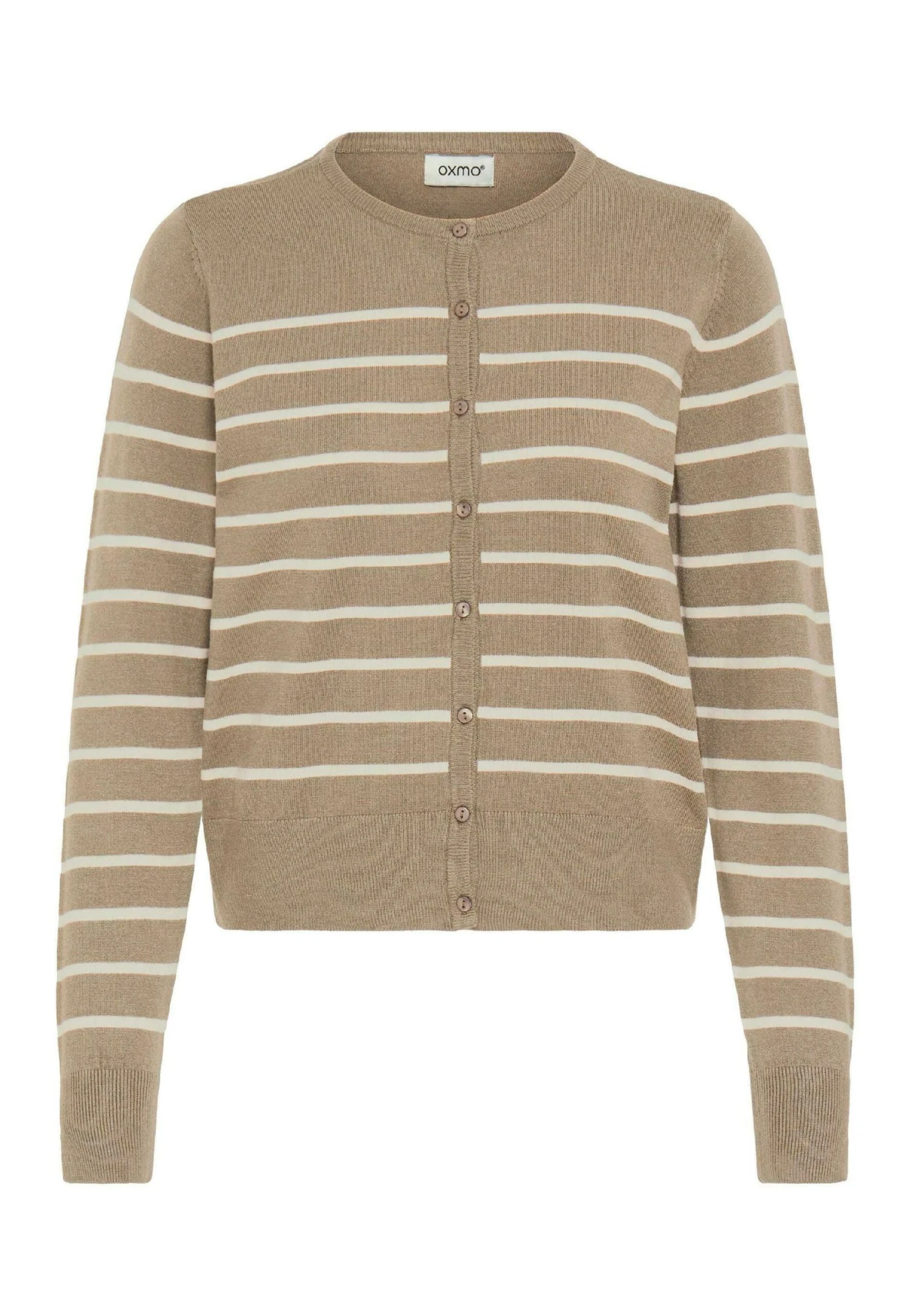 OXMO FRKEANA - Cardigan - Desert Taupe Mix 6 OXMO FRKEANA - Cardigan - Desert Taupe Mix - Image 6