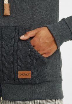 OXMO OXMatilda - Zip-up Sweatshirt - Dar Grey M -OXMO Store 90f69c8224794825835d320a718ed732