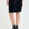 OXMO OXEBBA - Mini Skirt - Black