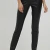 OXMO OXPAULINE SLIM FIT - Trousers - Black