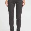 OXMO OXPISLA REGULAR FIT - Slim Fit Jeans - Ebony