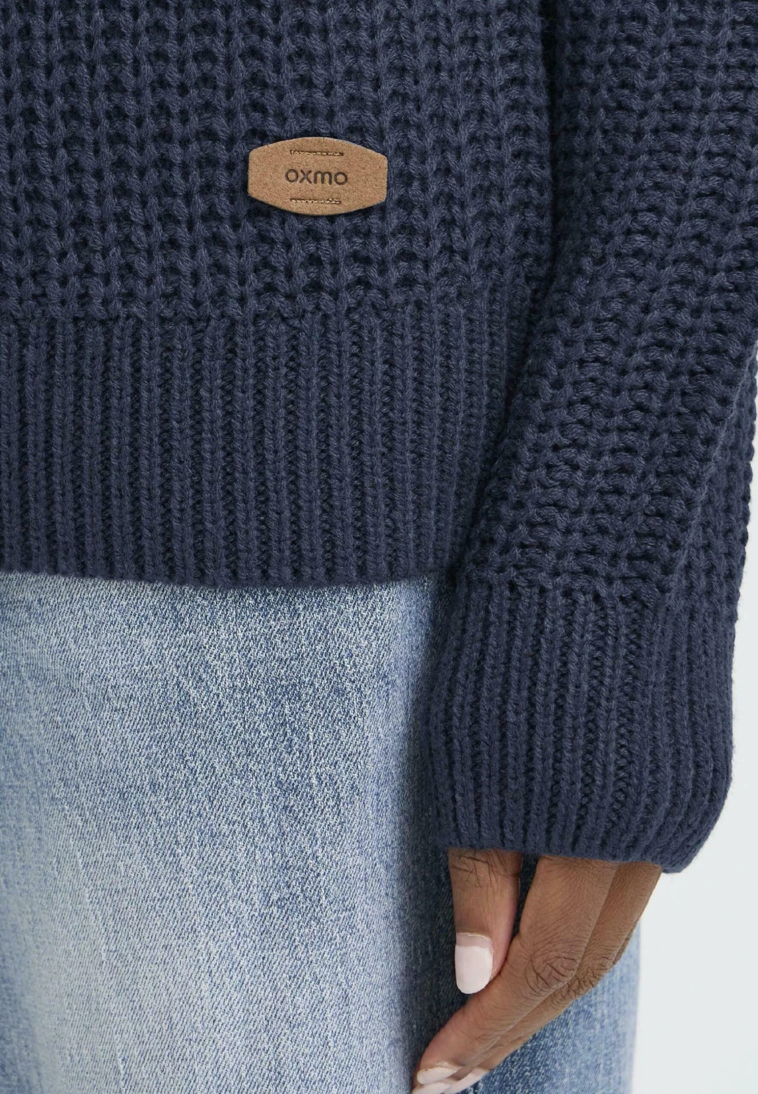 OXMO OXEDNA ROLLNECK - Jumper - Total Eclipse 5 OXMO OXEDNA ROLLNECK - Jumper - Total Eclipse - Image 5