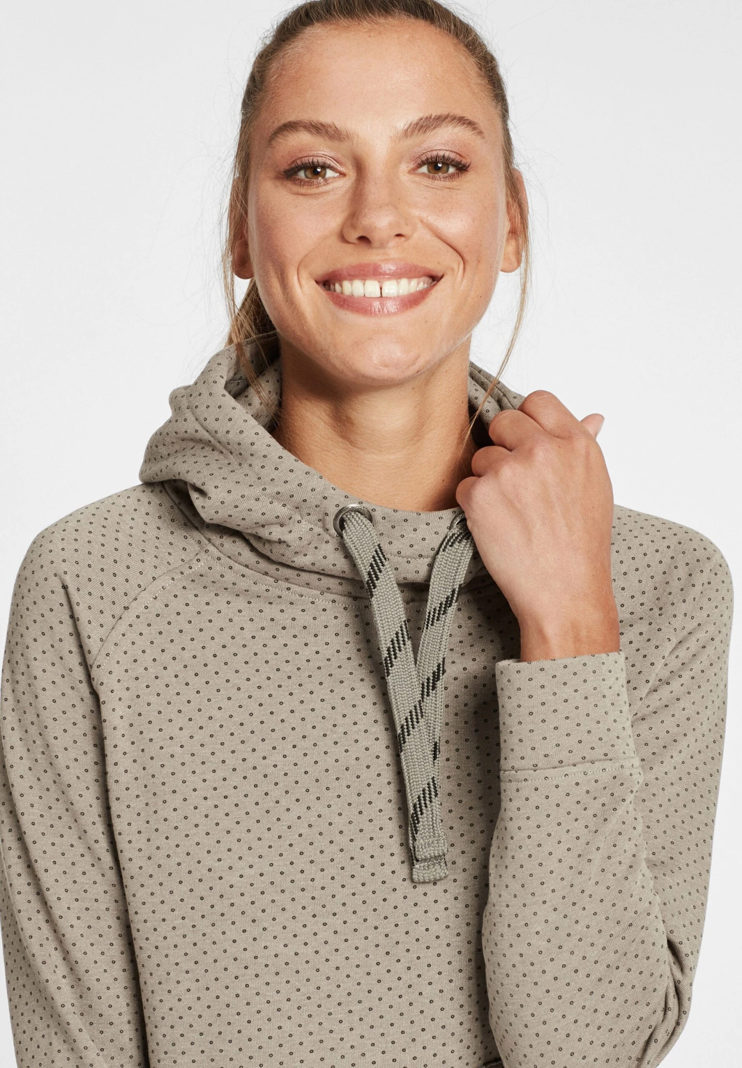 OXMO OXAMINA - Hoodie - Grey Melange 4 OXMO OXAMINA - Hoodie - Grey Melange - Image 4