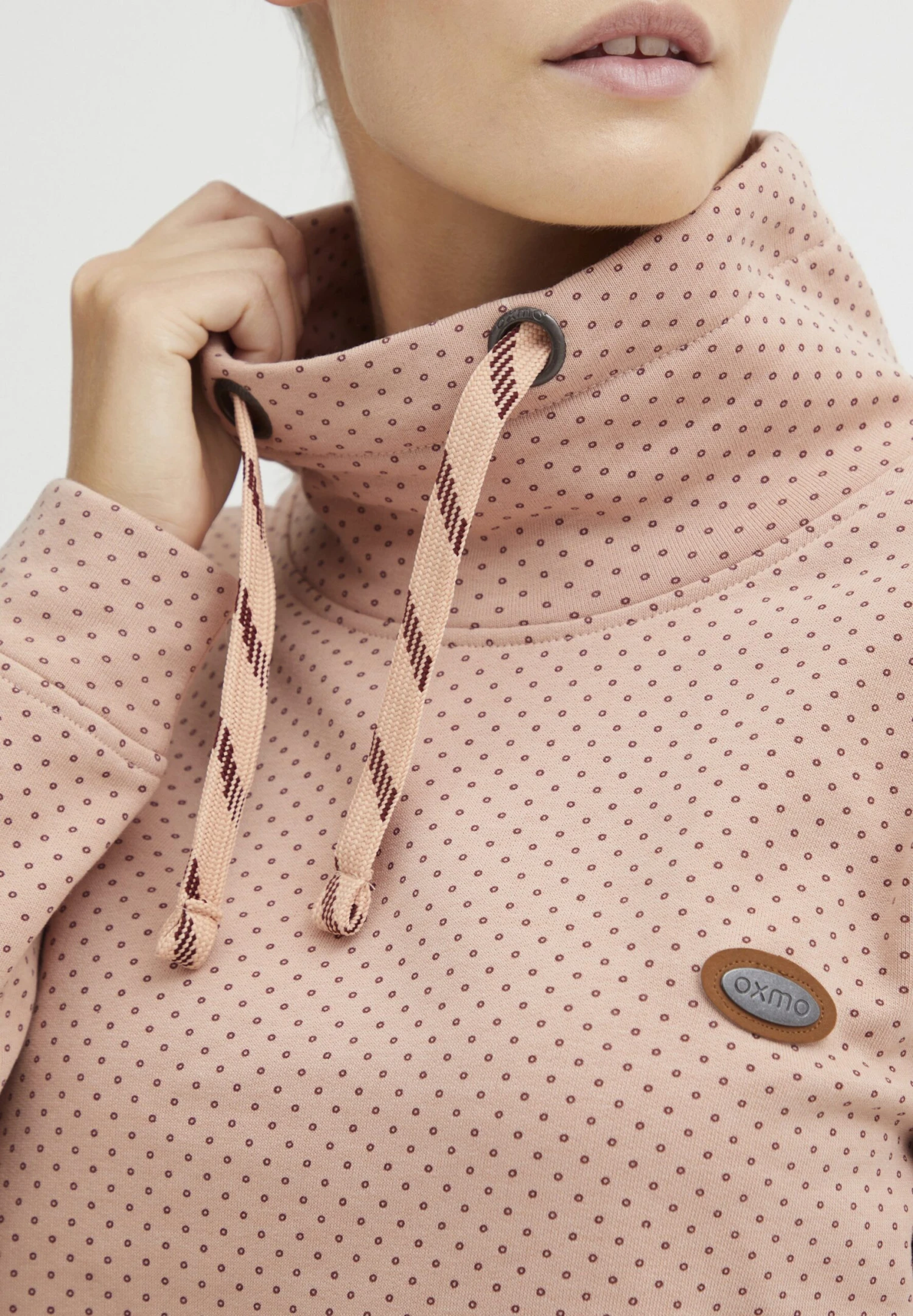 OXMO OXAMINI - Sweatshirt - Mahogany Rose Melange 4 OXMO OXAMINI - Sweatshirt - Mahogany Rose Melange - Image 4