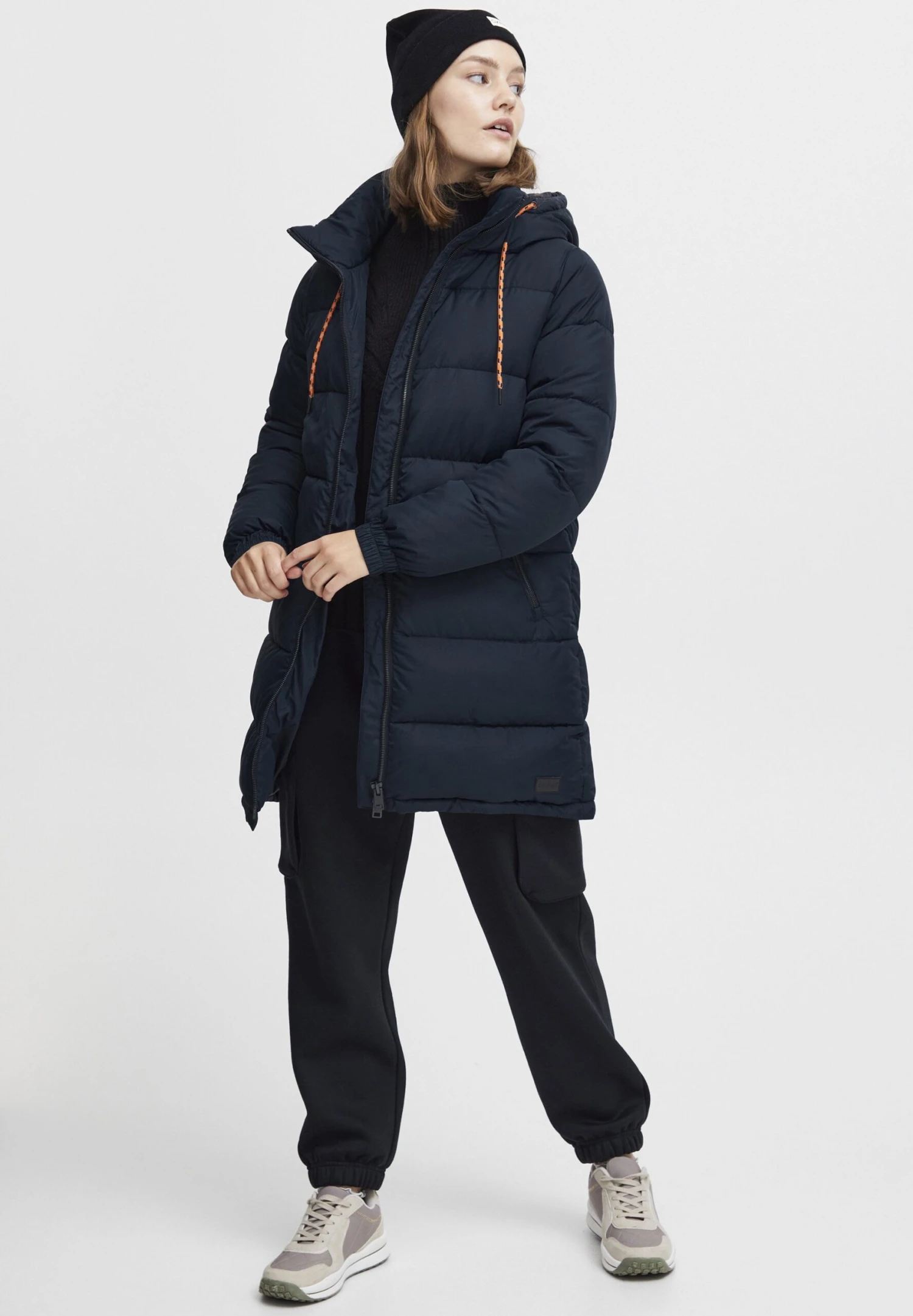OXMO OXJODY - Winter Coat - Total Eclipse 2 OXMO OXJODY - Winter Coat - Total Eclipse - Image 2