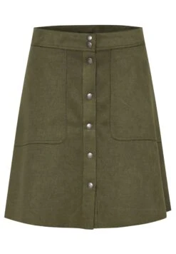OXMO OXJUNE - A-line Skirt - Olive Night 14 OXMO OXJUNE - A-line Skirt - Olive Night -OXMO Store 93ded18da4fb4b69902dd2208822af22