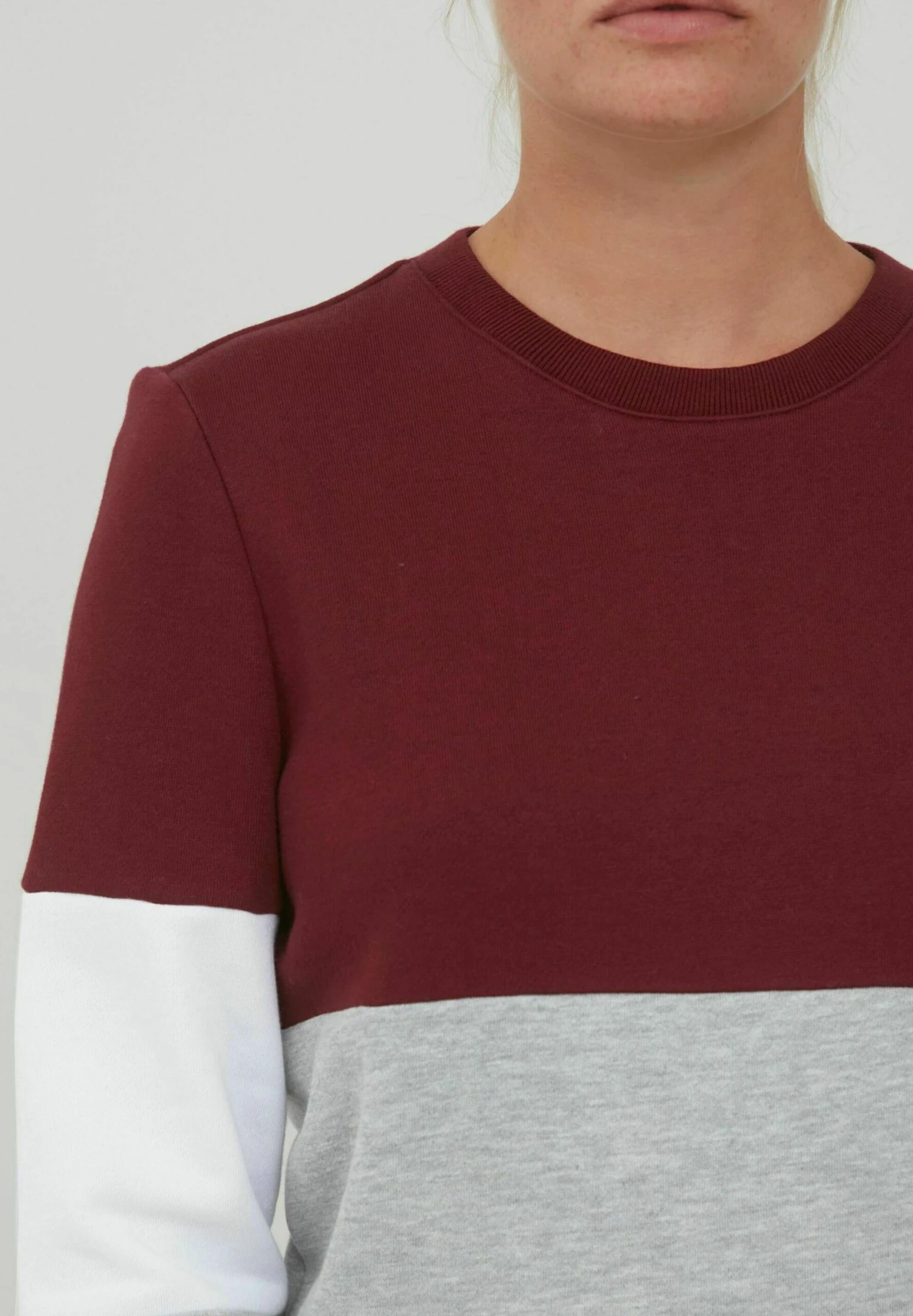 OXMO OXOMAYA - Sweatshirt - Wine Red 4 OXMO OXOMAYA - Sweatshirt - Wine Red - Image 4