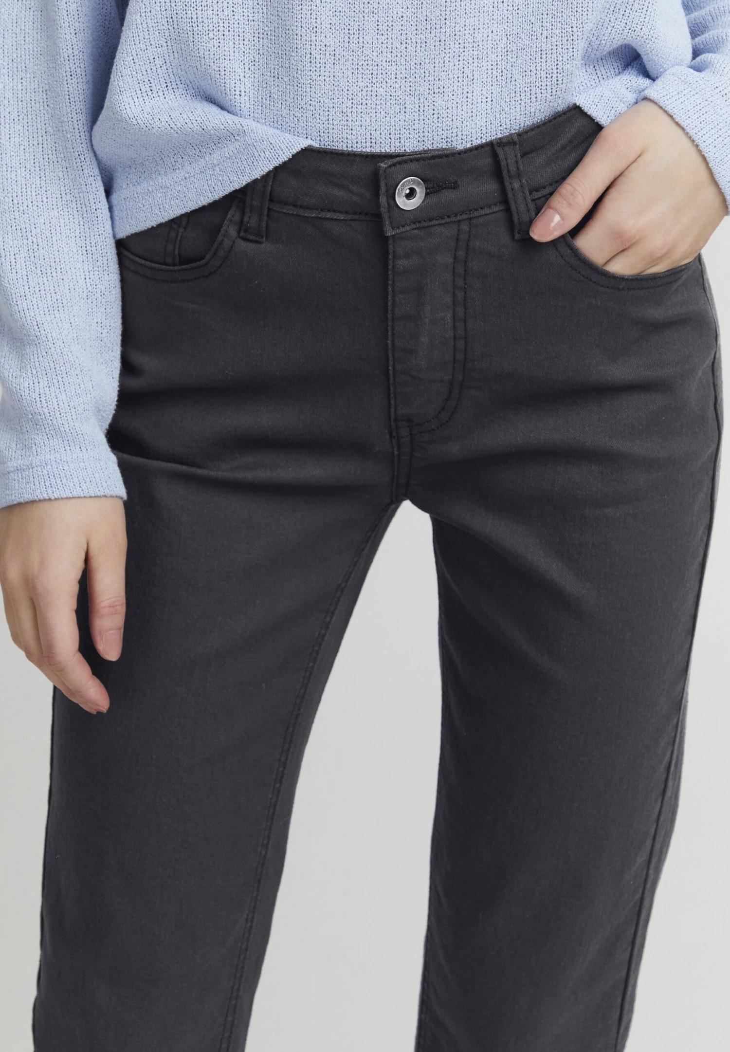 OXMO OXPam - Slim Fit Jeans - Black 4 OXMO OXPam - Slim Fit Jeans - Black - Image 4