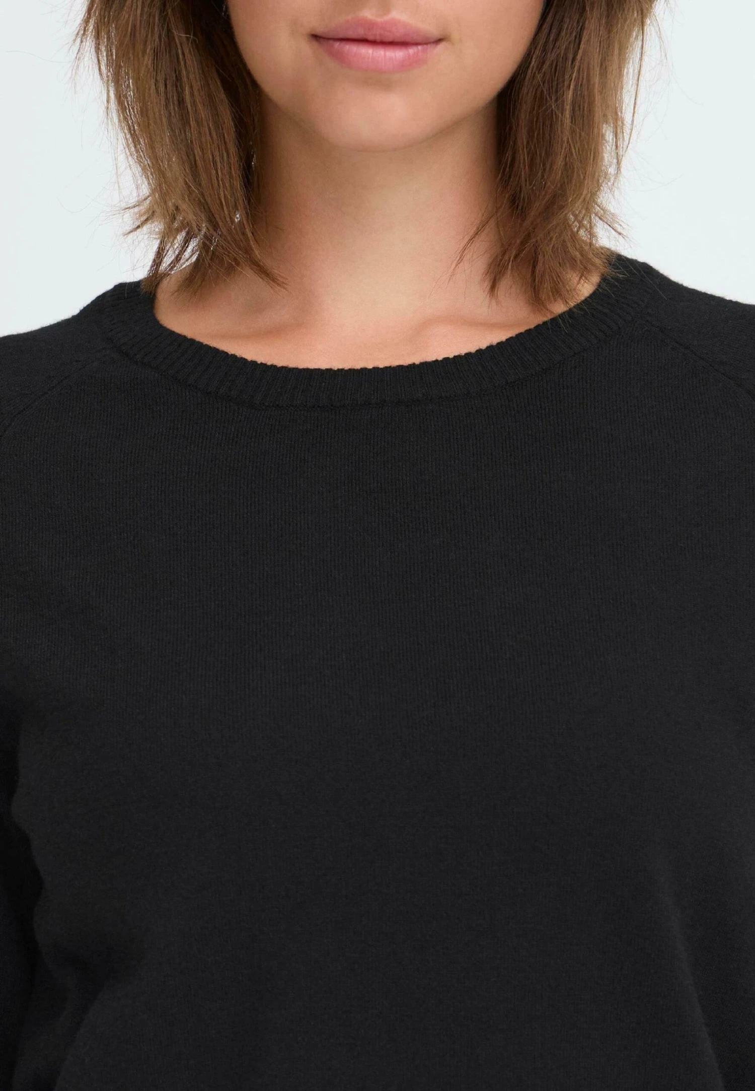 OXMO BMMNORA RAGLAN - Jumper - Black 4 OXMO BMMNORA RAGLAN - Jumper - Black - Image 4
