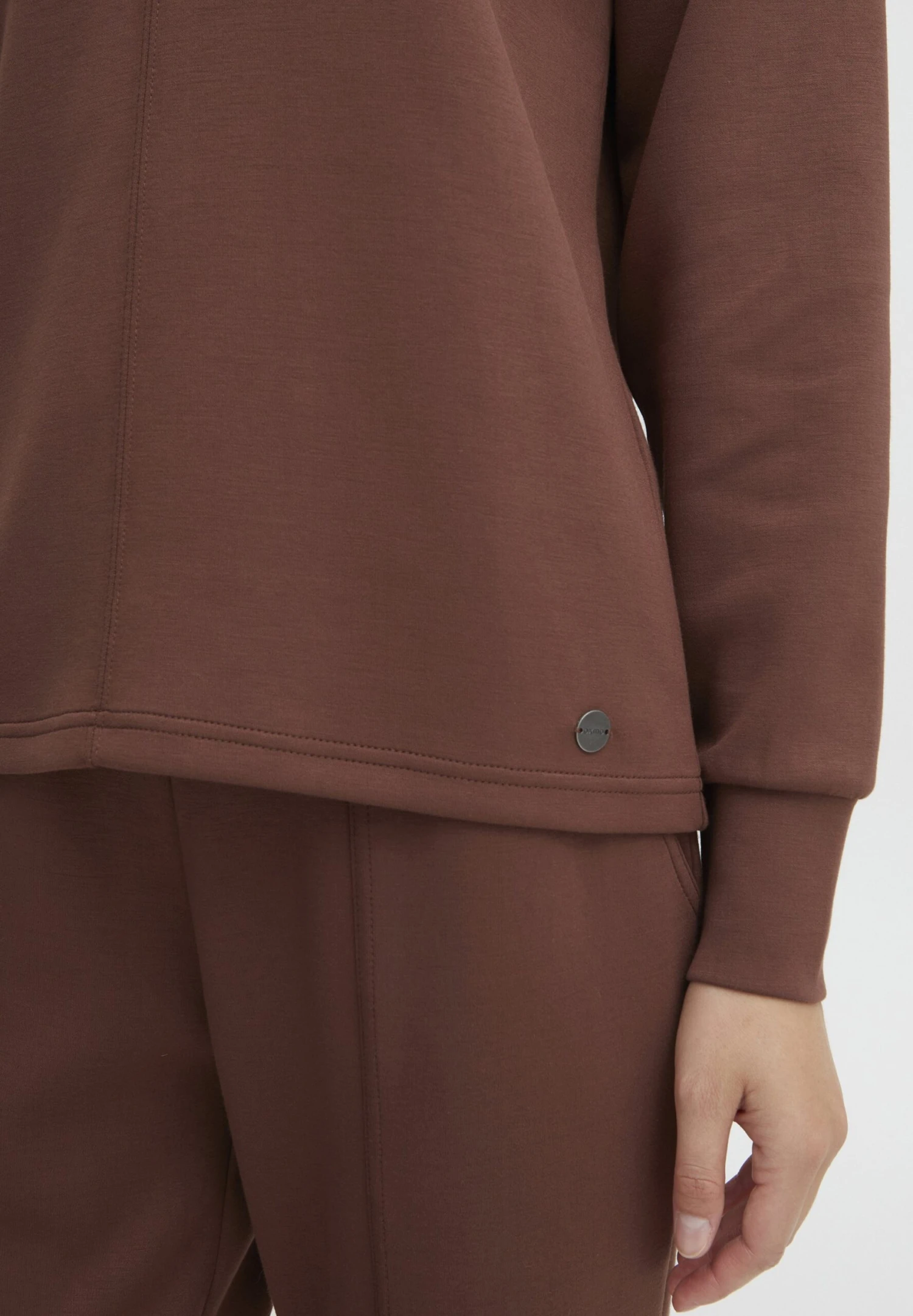 OXMO OXPEA - Sweatshirt - Brunette 4 OXMO OXPEA - Sweatshirt - Brunette - Image 4