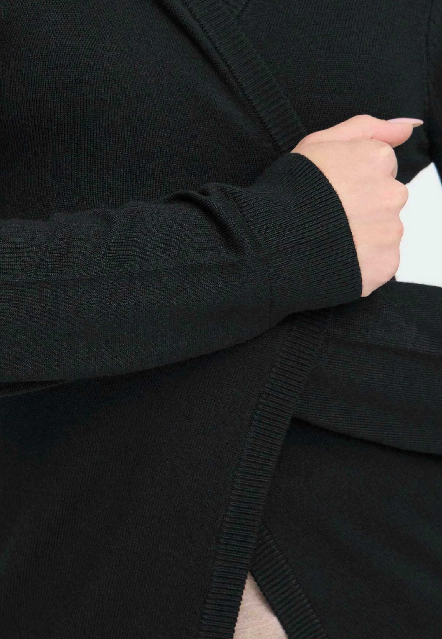 OXMO OXAIDA - Cardigan - Black 4 OXMO OXAIDA - Cardigan - Black - Image 4