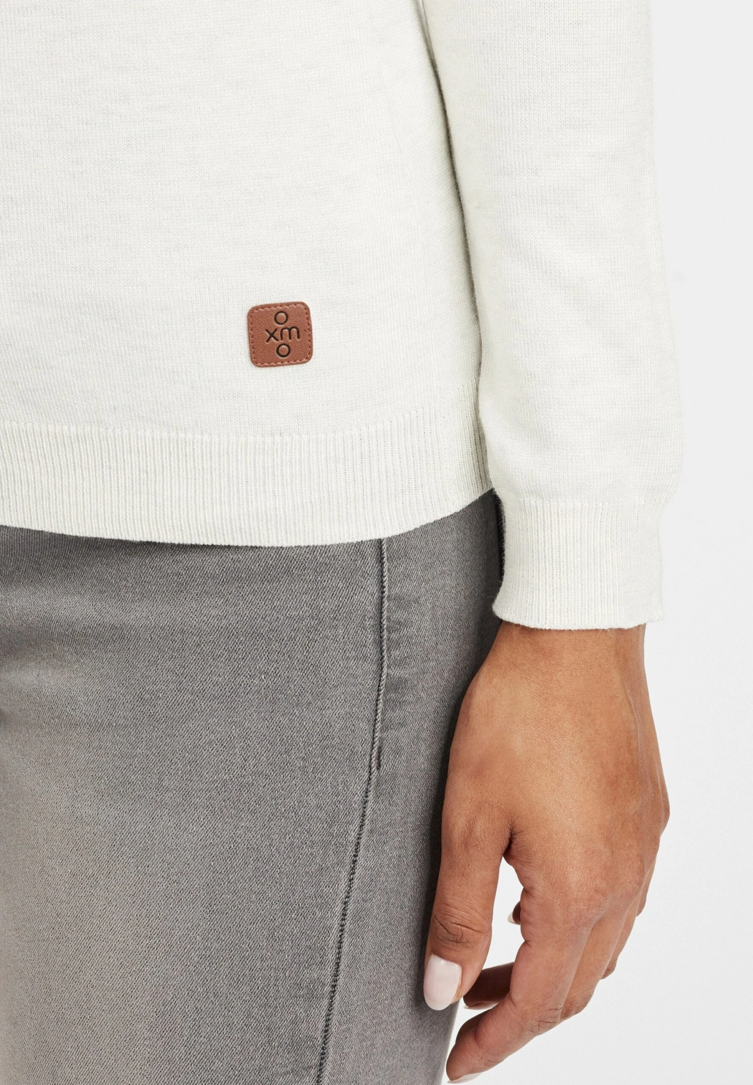 OXMO OXEDDA - Jumper - Oyster Gre 5 OXMO OXEDDA - Jumper - Oyster Gre - Image 5