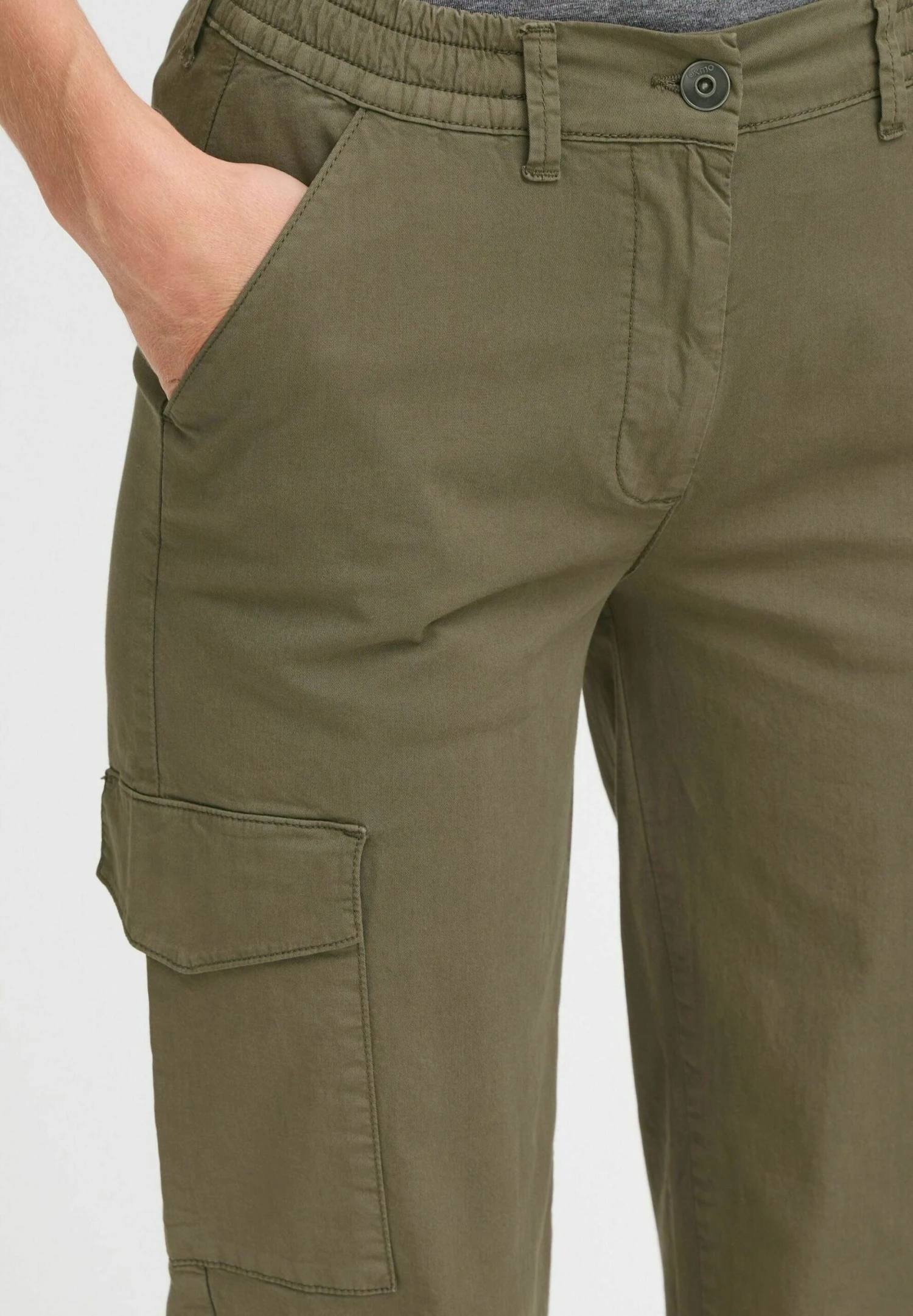 OXMO OXLOCO REGULAR FIT - Cargo Trousers - Ivy Green 4 OXMO OXLOCO REGULAR FIT - Cargo Trousers - Ivy Green - Image 4
