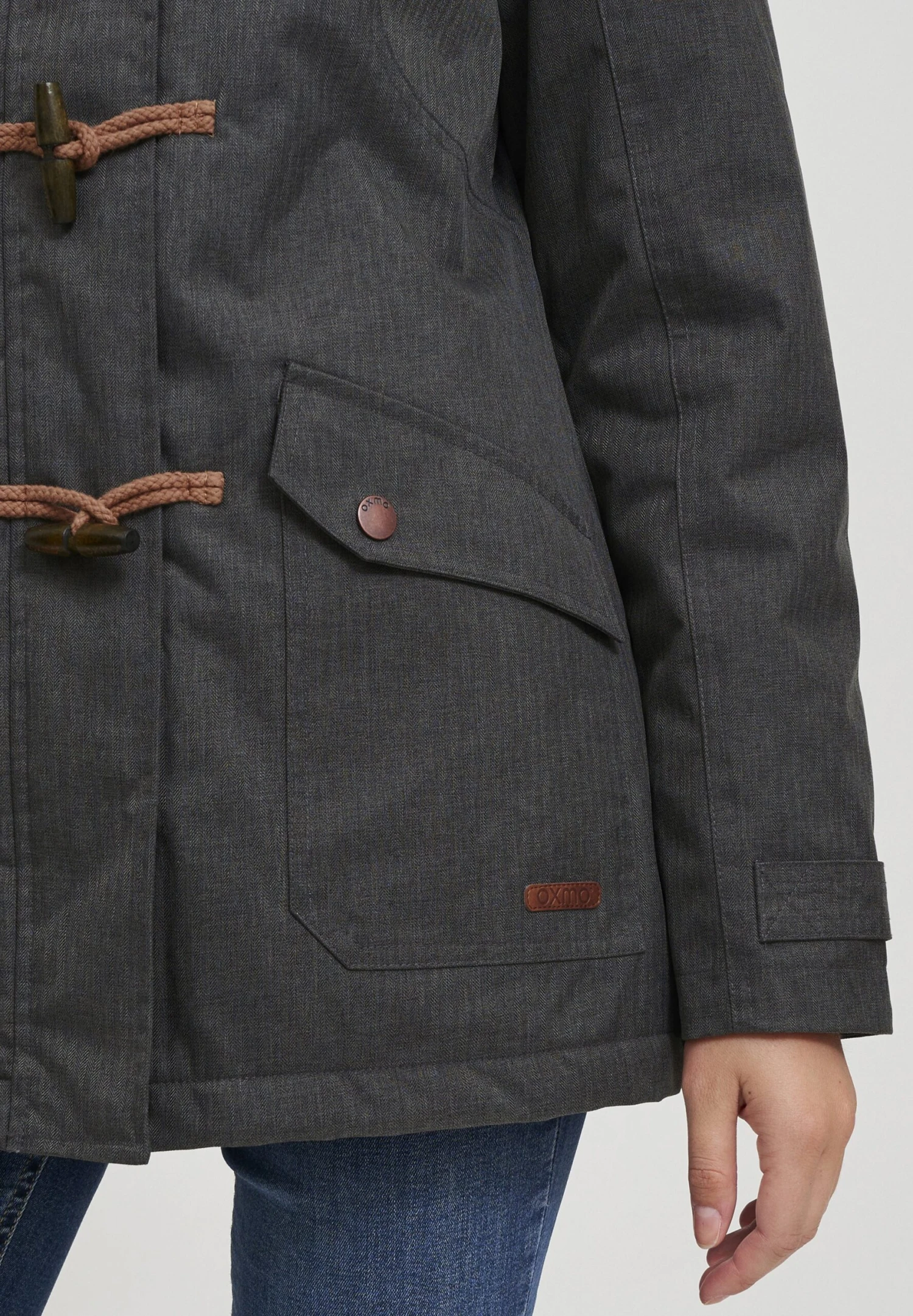 OXMO OXBrooke - Winter Coat - Dark Grey 5 OXMO OXBrooke - Winter Coat - Dark Grey - Image 5