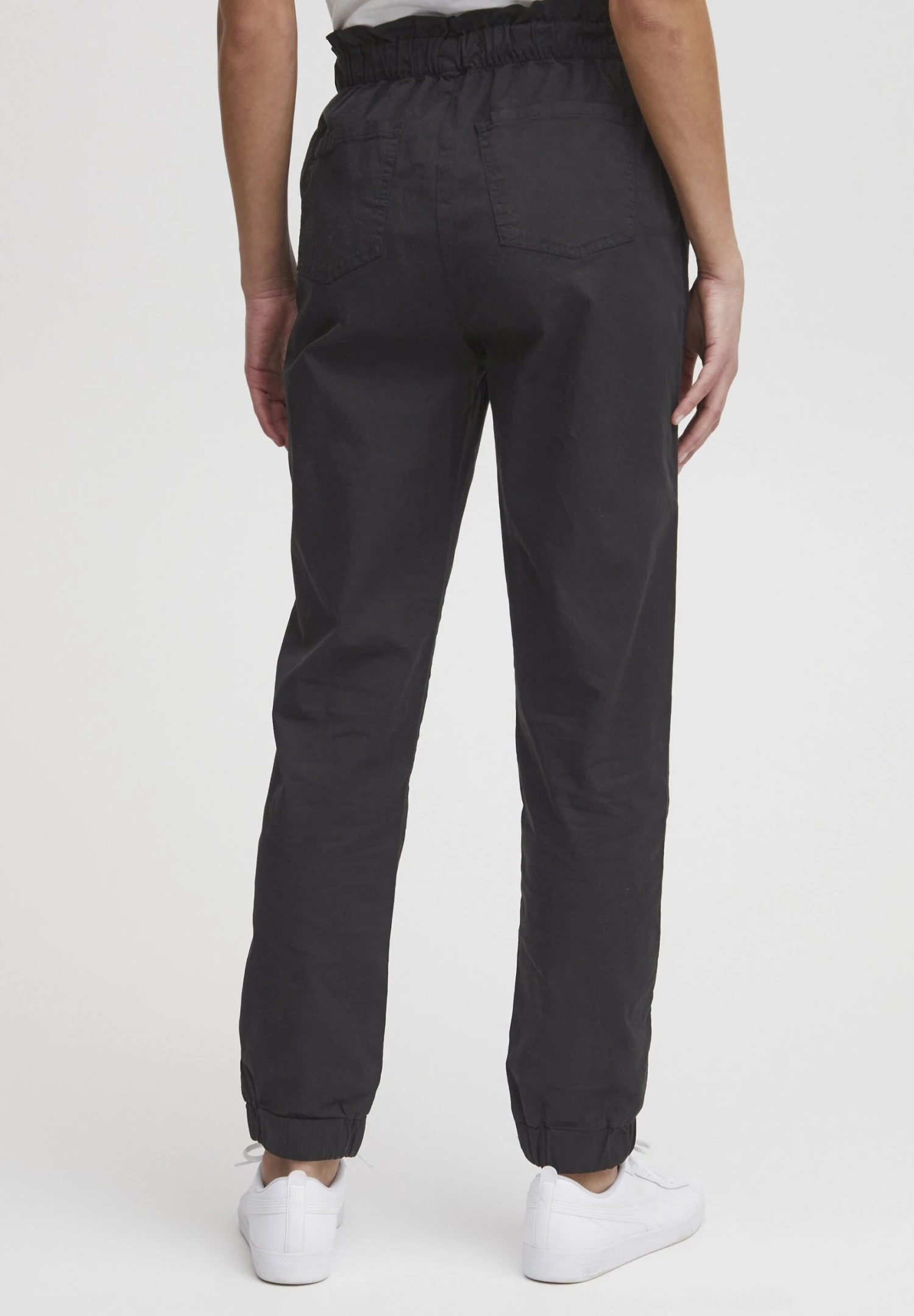 OXMO OXCOBIE REGULAR FIT - Trousers - Black 3 OXMO OXCOBIE REGULAR FIT - Trousers - Black - Image 3