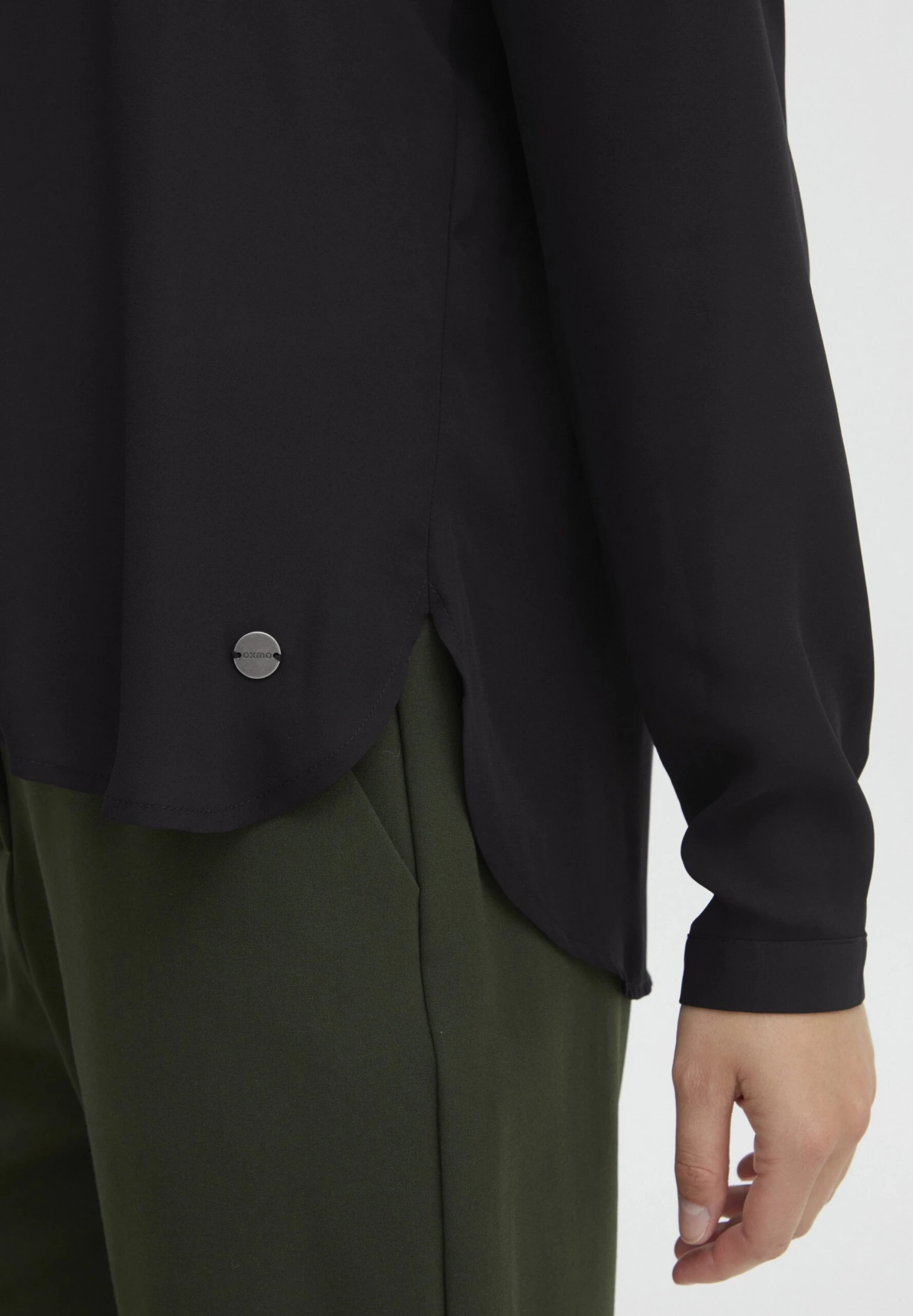 OXMO OXHally - Blouse - Black 5 OXMO OXHally - Blouse - Black - Image 5