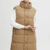 OXMO OXBODANI - Waistcoat - Tannin