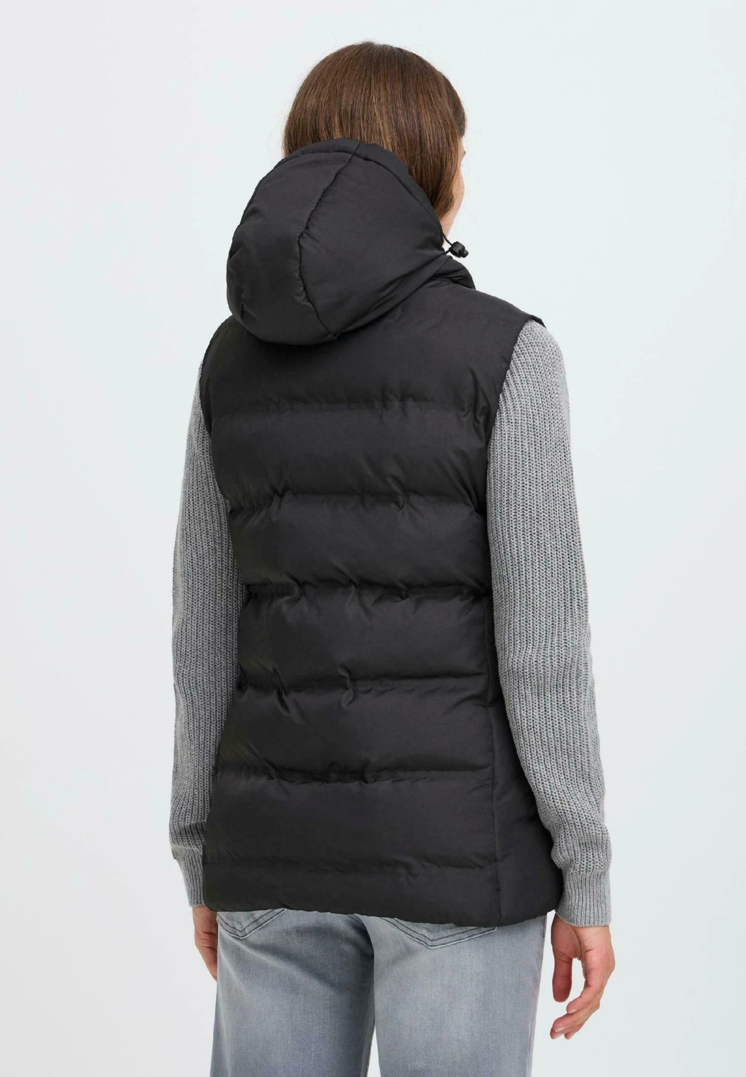 OXMO OXMARIANN - Waistcoat - True Black 3 OXMO OXMARIANN - Waistcoat - True Black - Image 3