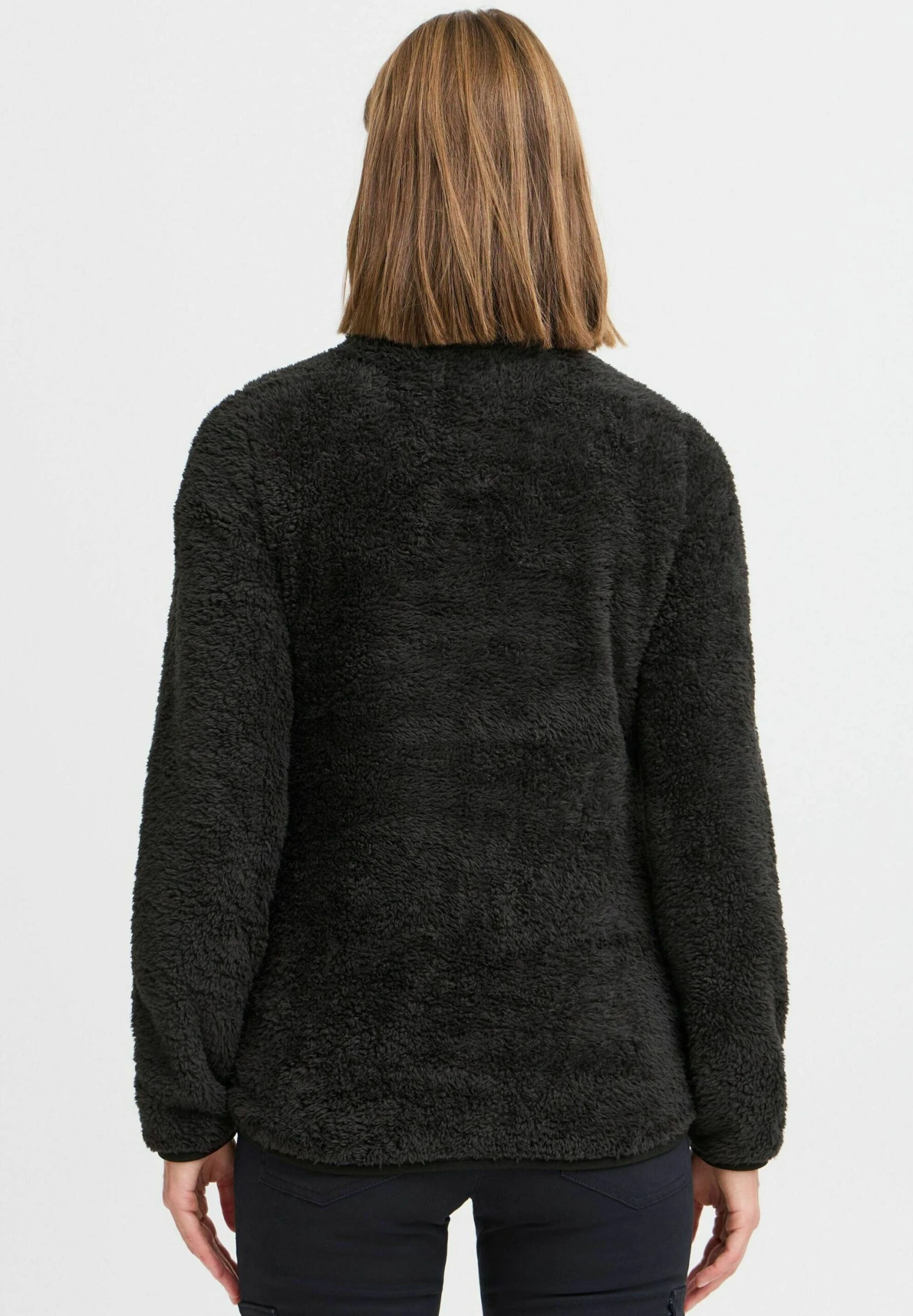 OXMO OXTELSONIA FLEECE - Fleece Jumper - Black 3 OXMO OXTELSONIA FLEECE - Fleece Jumper - Black - Image 3