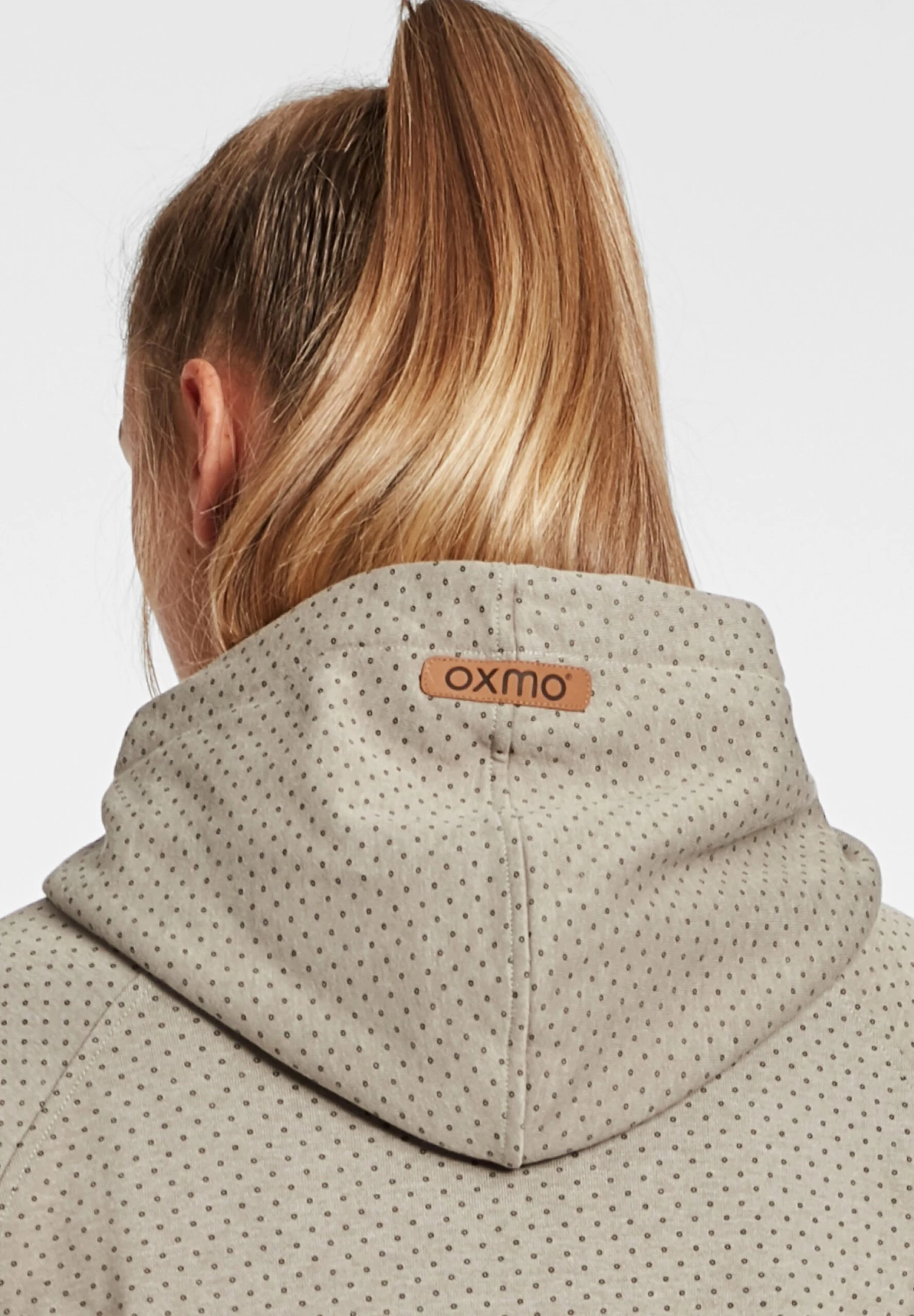 OXMO OXAMINA - Hoodie - Grey Melange 5 OXMO OXAMINA - Hoodie - Grey Melange - Image 5