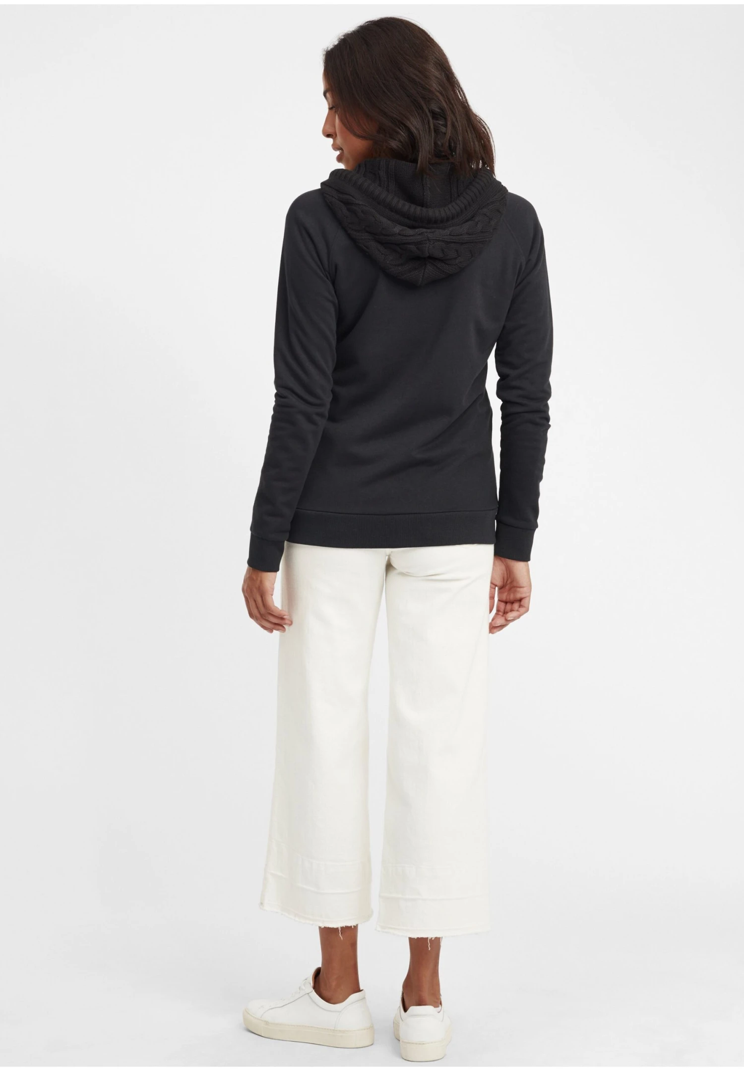 OXMO OXMatilda - Zip-up Sweatshirt - Black 5 OXMO OXMatilda - Zip-up Sweatshirt - Black - Image 5