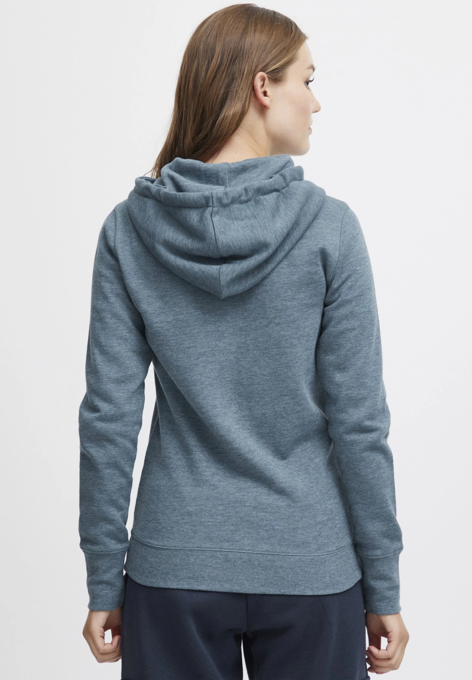 OXMO OXOLINDA - Zip-up Sweatshirt - Goblin Blue Melange 3 OXMO OXOLINDA - Zip-up Sweatshirt - Goblin Blue Melange - Image 3