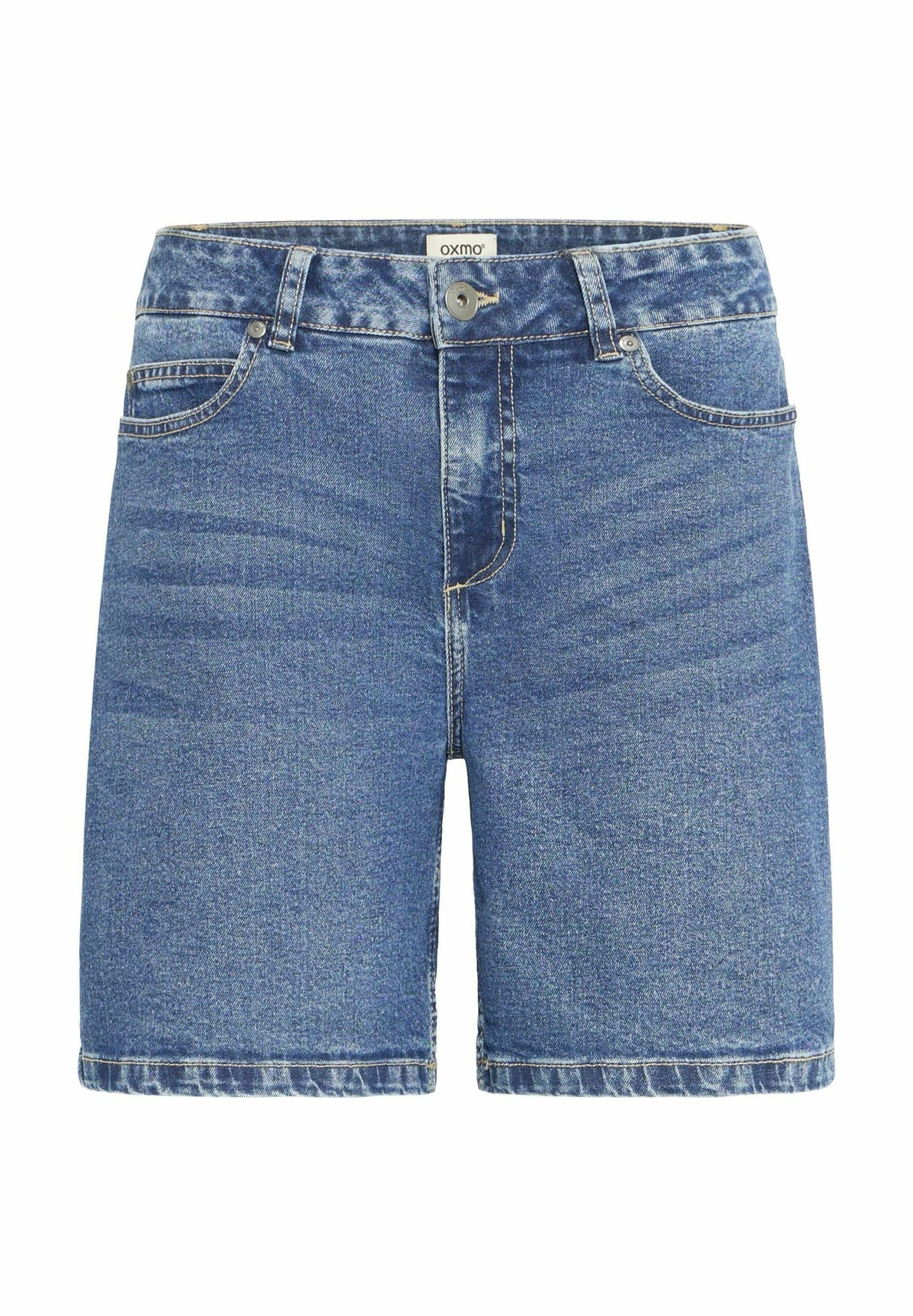 OXMO OXMIRA REGULAR FIT - Denim Shorts - Mid Blue Denim 9 OXMO OXMIRA REGULAR FIT - Denim Shorts - Mid Blue Denim - Image 9