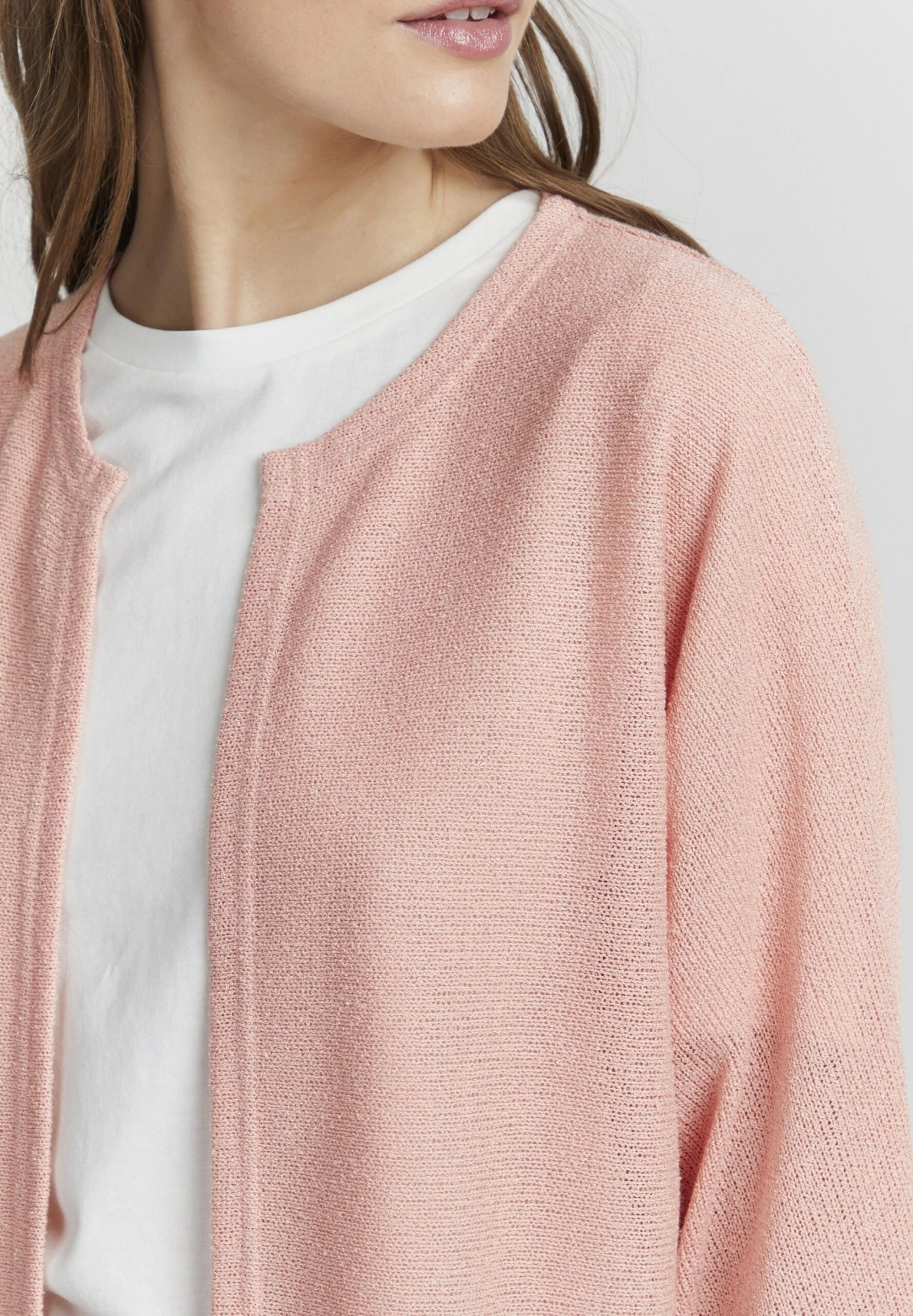 OXMO OXKike - Cardigan - Coral Cloud 4 OXMO OXKike - Cardigan - Coral Cloud - Image 4