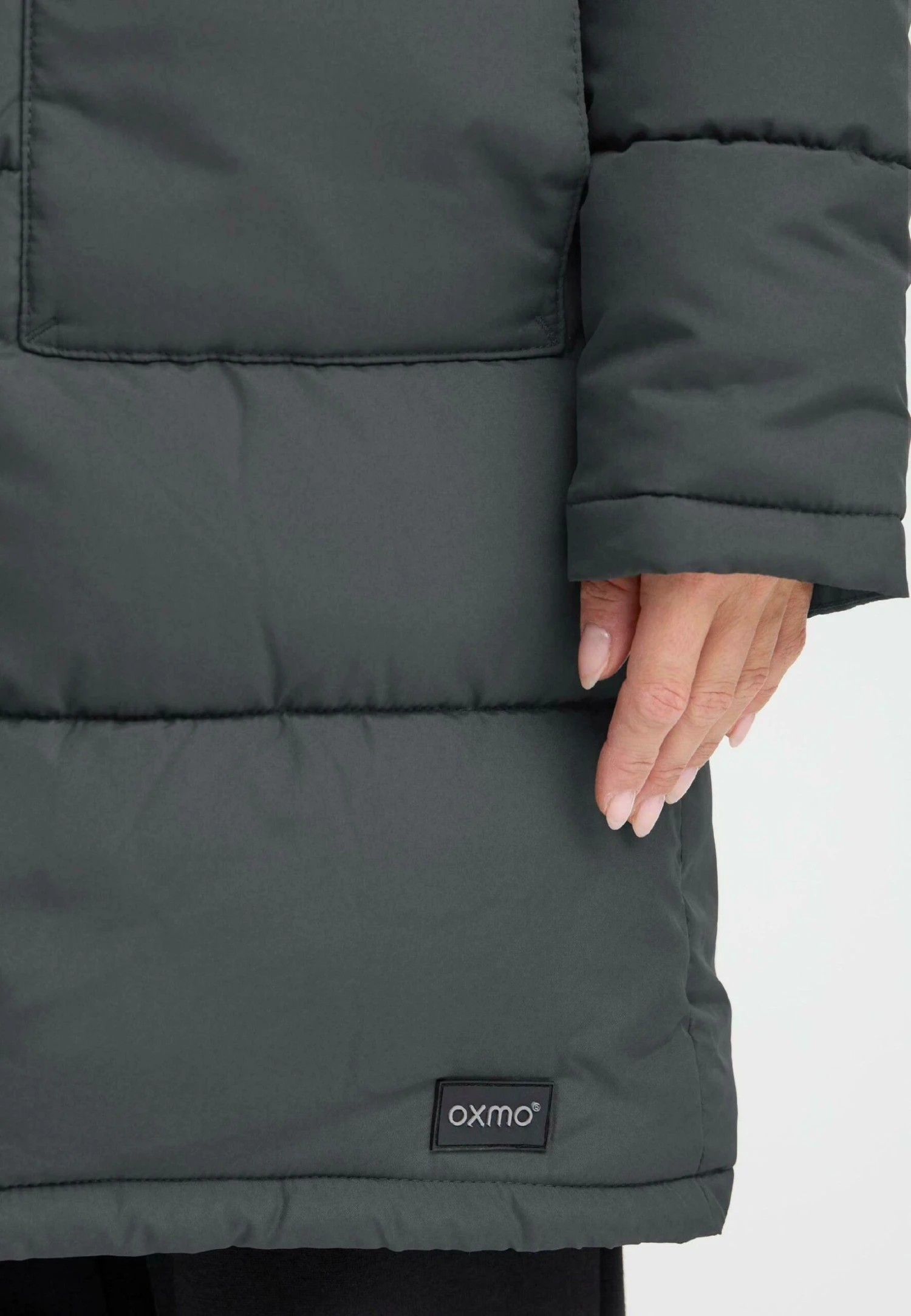 OXMO OX LONG - Winter Coat - Forged Iron 6 OXMO OX LONG - Winter Coat - Forged Iron - Image 6