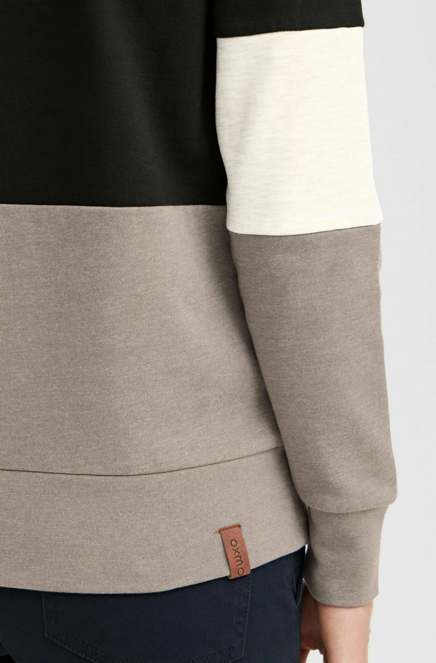 OXMO OXTRINE - Sweatshirt - Black 5 OXMO OXTRINE - Sweatshirt - Black - Image 5