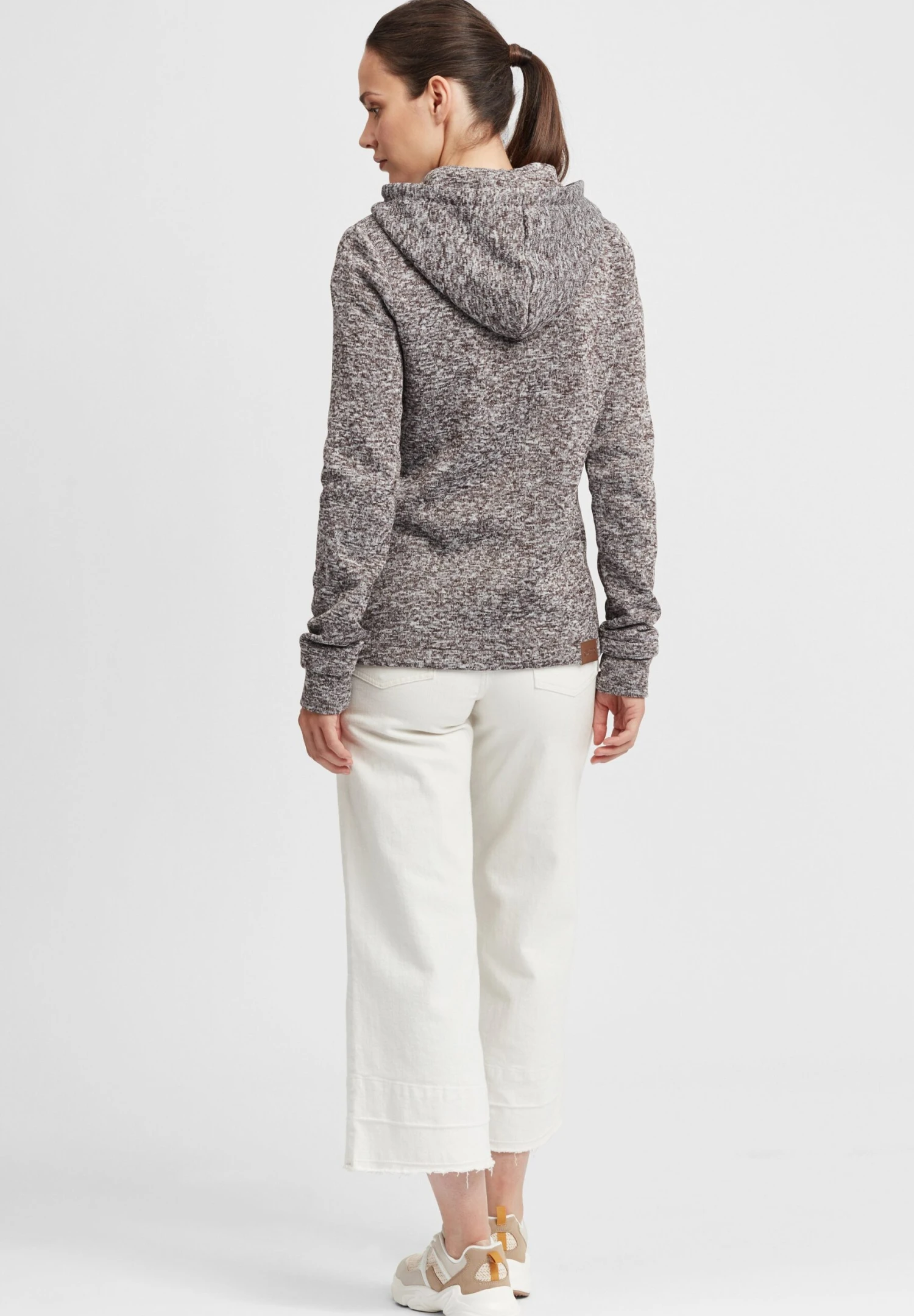 OXMO OXThory - Zip-up Sweatshirt - Coffee Bea 3 OXMO OXThory - Zip-up Sweatshirt - Coffee Bea - Image 3