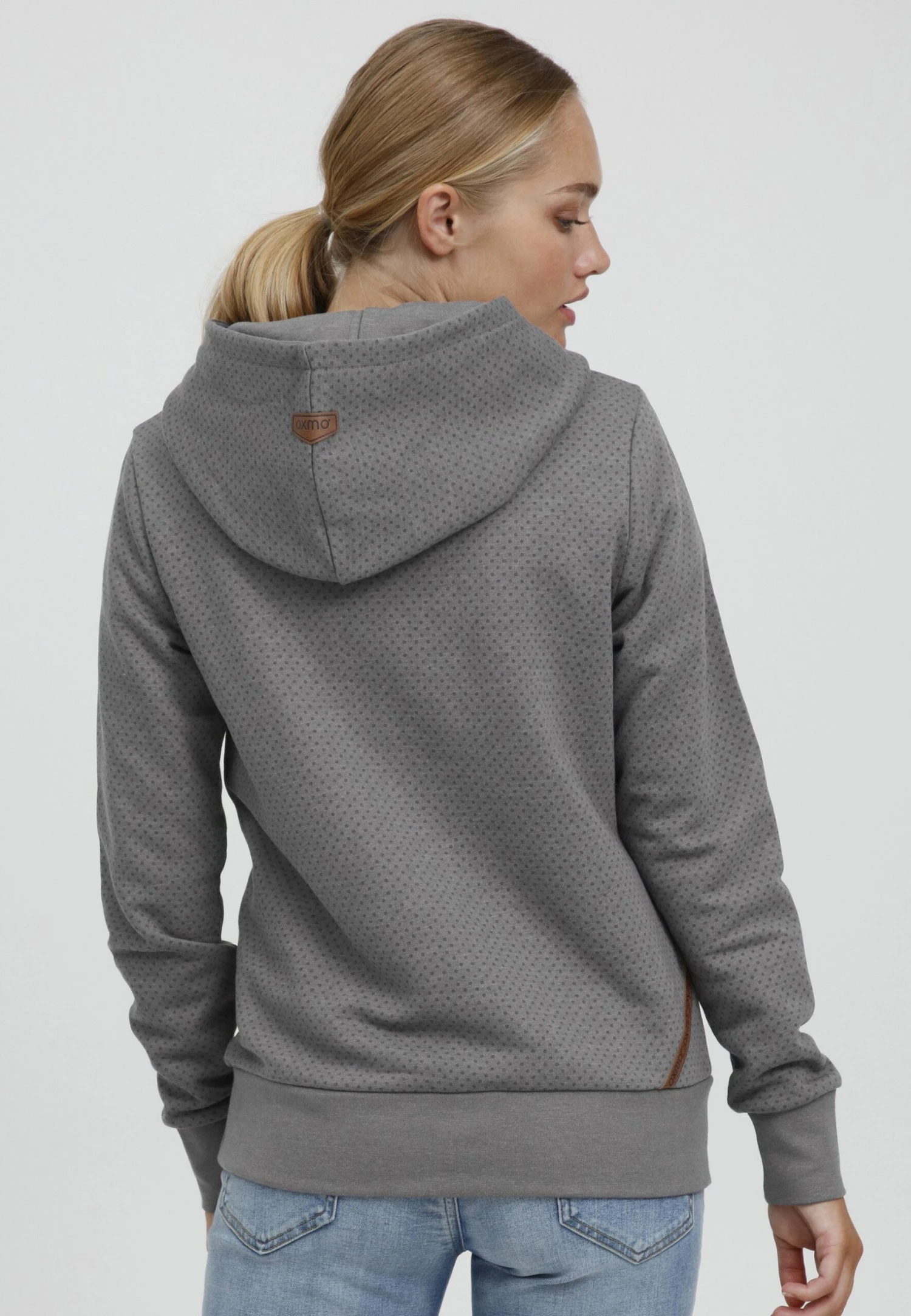 OXMO OXVERA - Hoodie - Medium Grey Melange 3 OXMO OXVERA - Hoodie - Medium Grey Melange - Image 3