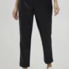 OXMO OXPAULIA REGULAR FIT - Trousers - Black