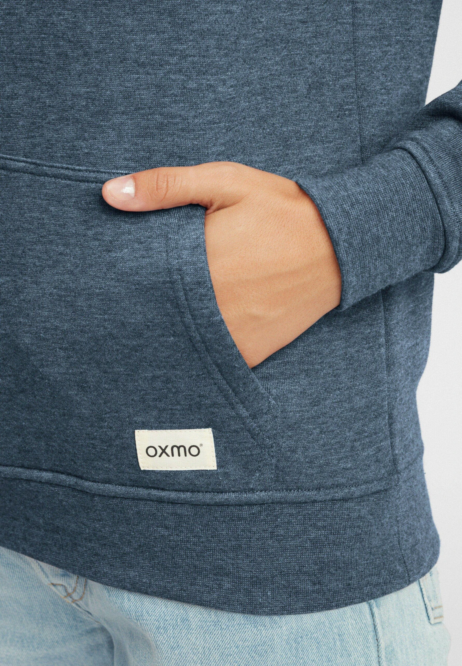 OXMO OXOwena - Hoodie - Insignia Blue Melange 5 OXMO OXOwena - Hoodie - Insignia Blue Melange - Image 5