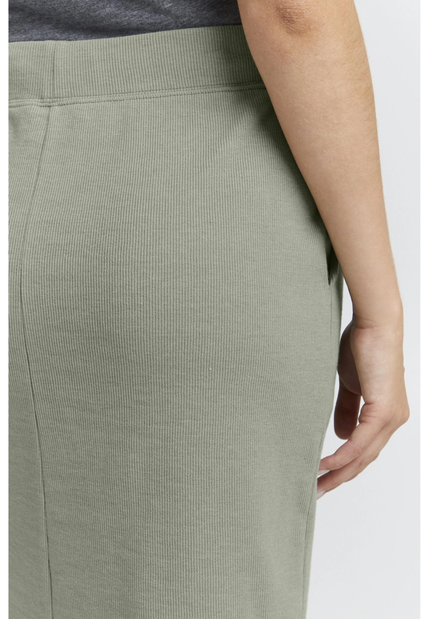 OXMO OXLOU - Pencil Skirt - Seagrass Melange 5 OXMO OXLOU - Pencil Skirt - Seagrass Melange - Image 5