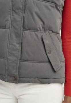 OXMO OXLEWONDA - Waistcoat - Dark Grey -OXMO Store a0c2477edf30425aa7ab4e1e53e70e06