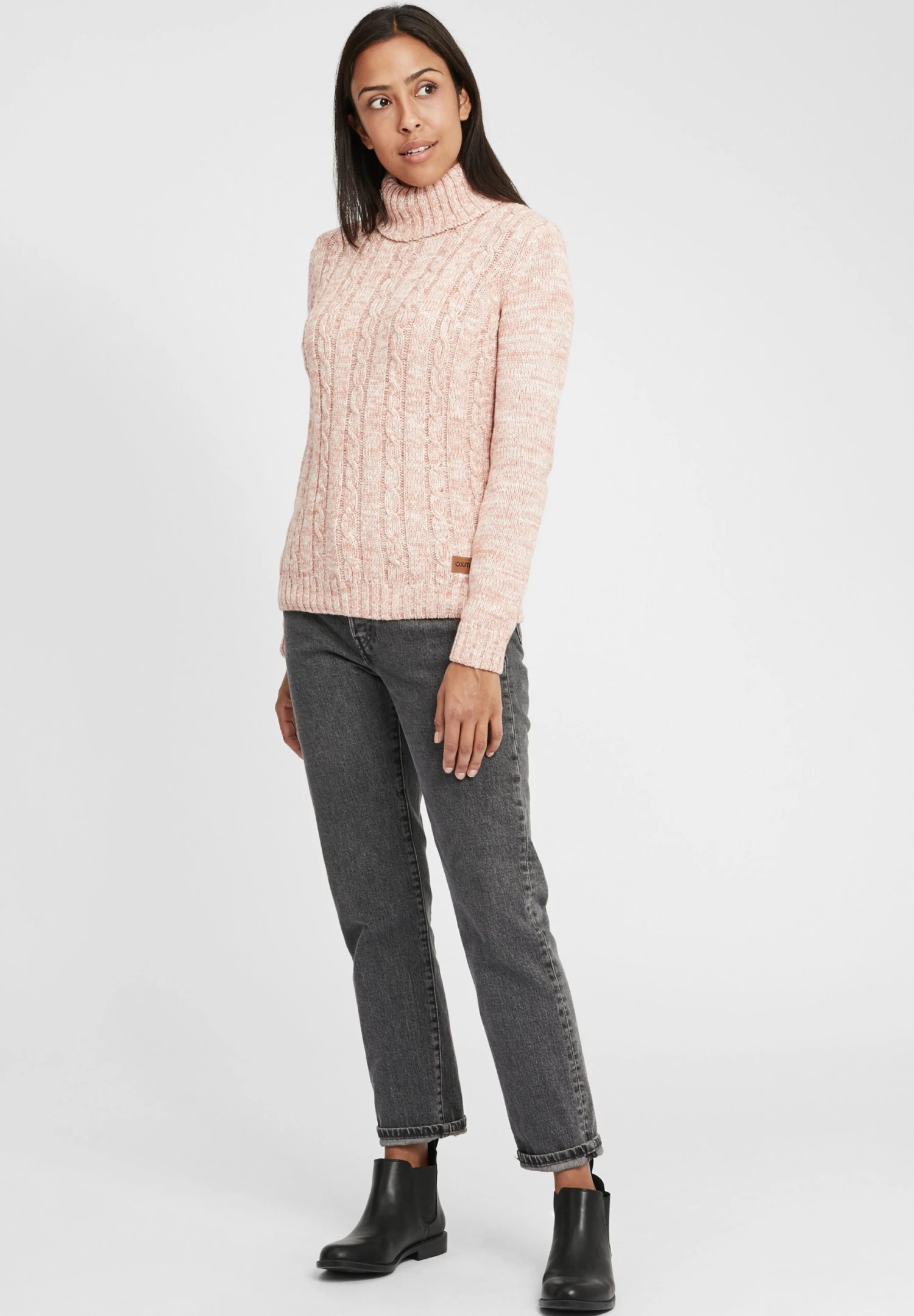 OXMO OXPHILIPA - Jumper - Powder Rose 3 OXMO OXPHILIPA - Jumper - Powder Rose - Image 3