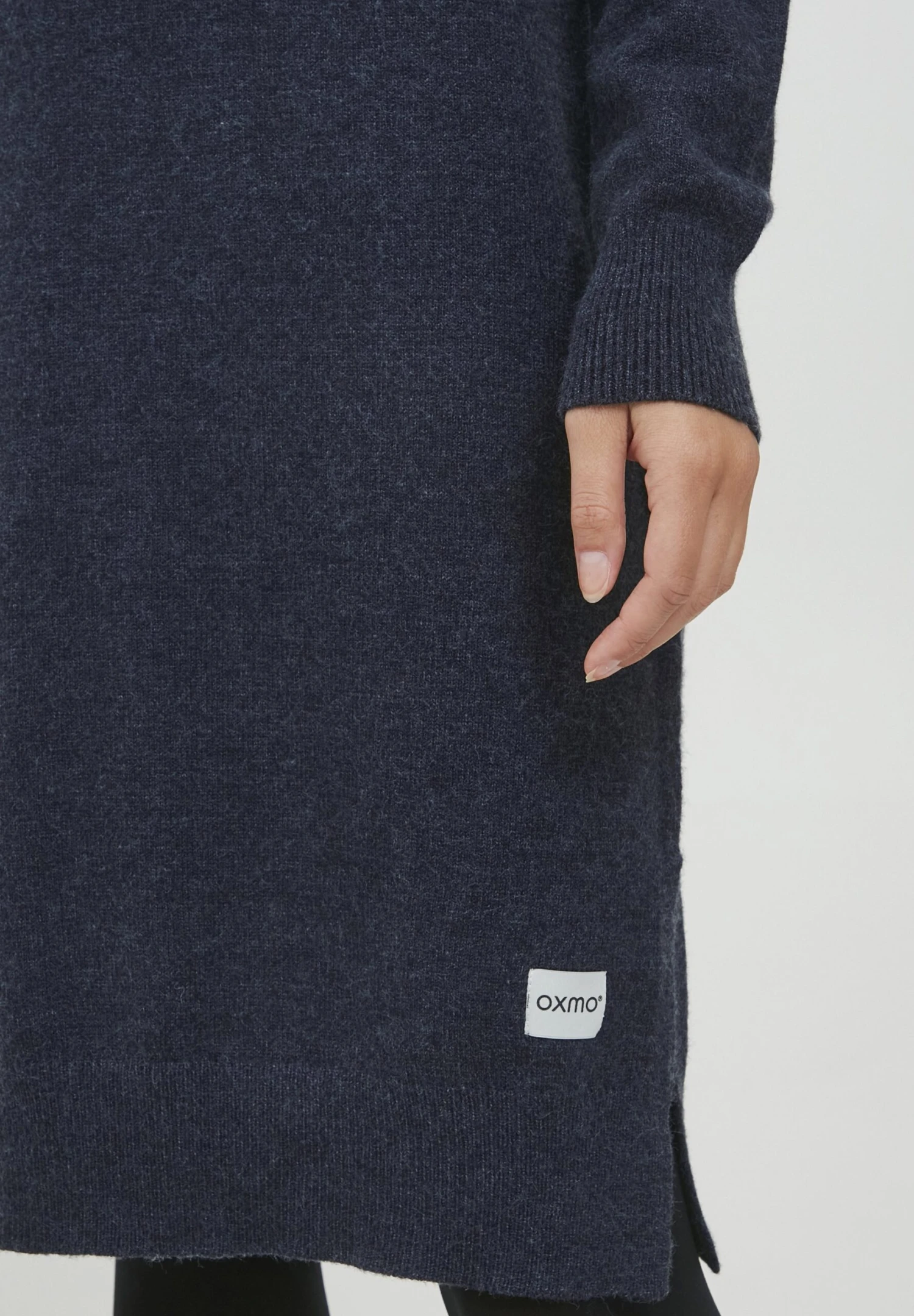 OXMO OXMAREEN - Jumper Dress - Total Eclipse Melange 5 OXMO OXMAREEN - Jumper Dress - Total Eclipse Melange - Image 5