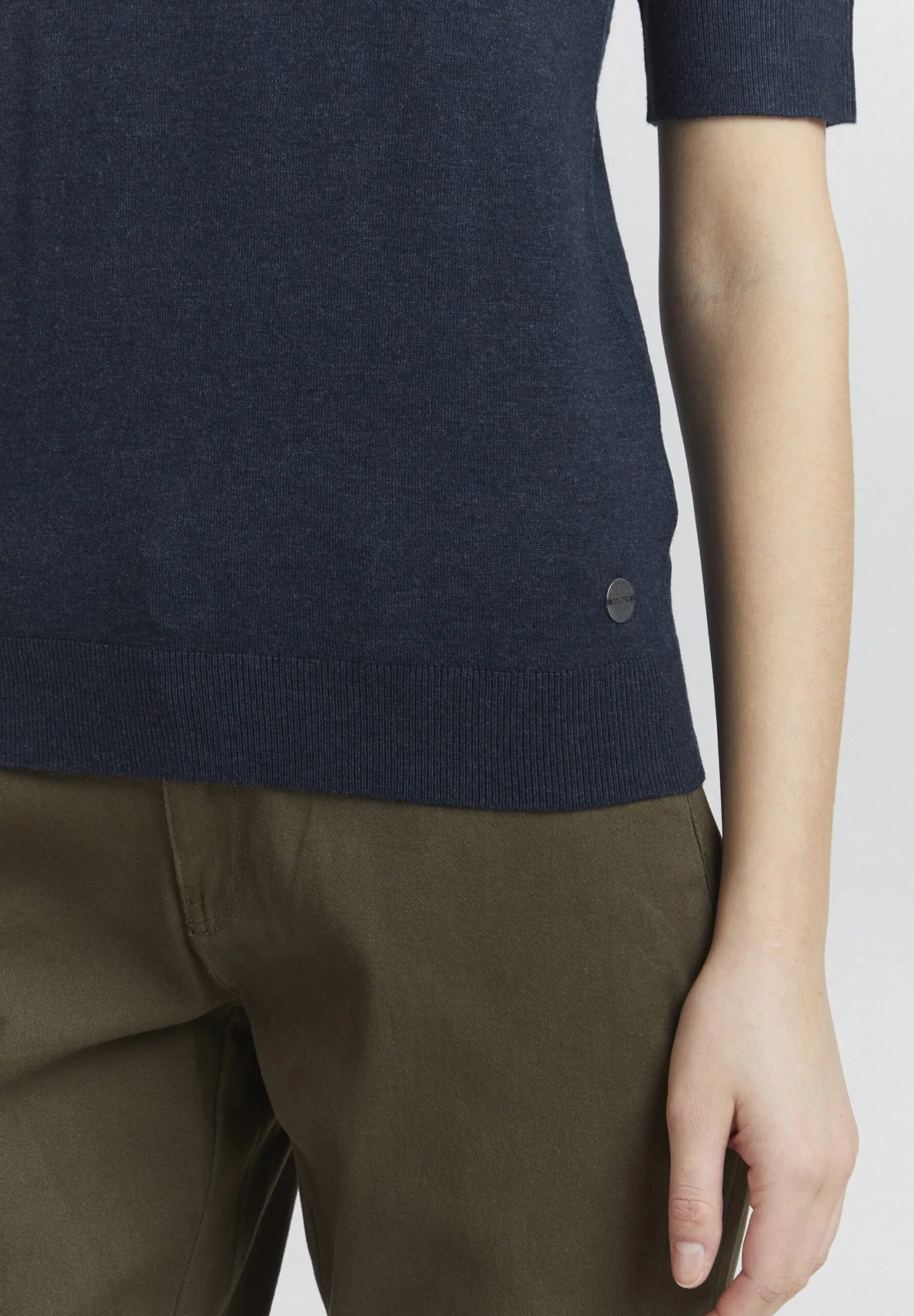 OXMO OXHELIN - Basic T-shirt - Total Eclipse Melange 5 OXMO OXHELIN - Basic T-shirt - Total Eclipse Melange - Image 5