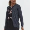 OXMO OXNENA - Cardigan - Dress Blues