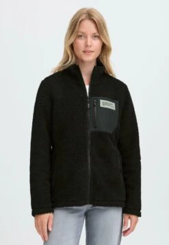 OXMO OXABBY TEDDY - Fleece Jacket - Meteorite