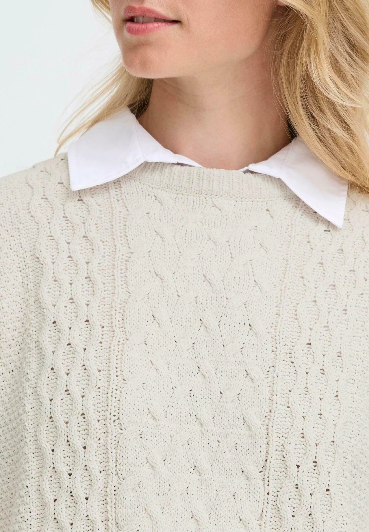 OXMO FRSANVI - Jumper - Pumice Stone 4 OXMO FRSANVI - Jumper - Pumice Stone - Image 4