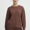 OXMO OXPEA - Sweatshirt - Brunette