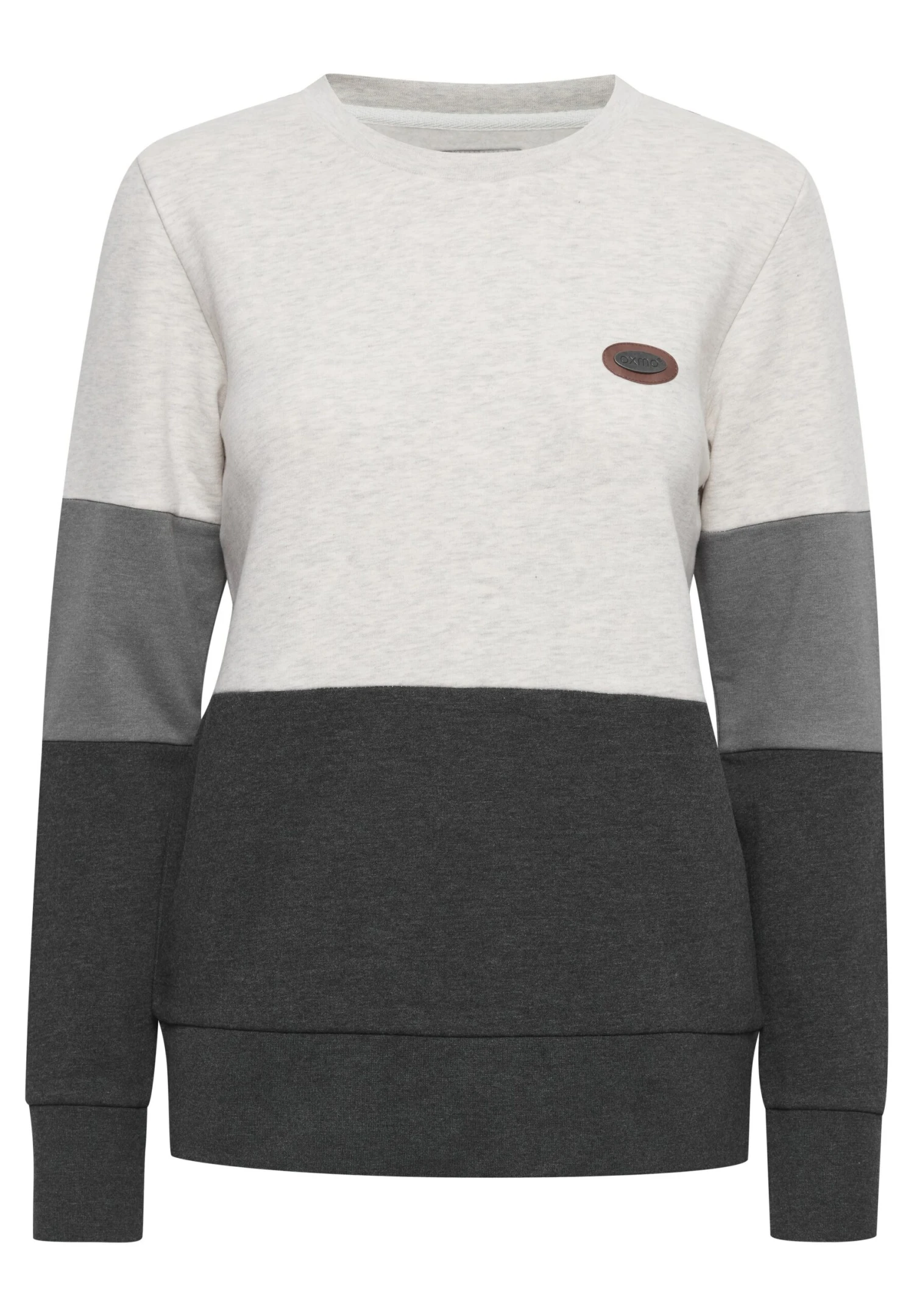 OXMO OXTRINE - Sweatshirt - Oyster Grey Melange 6 OXMO OXTRINE - Sweatshirt - Oyster Grey Melange - Image 6