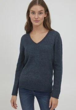 OXMO OXILVA - Jumper - Dark Blue