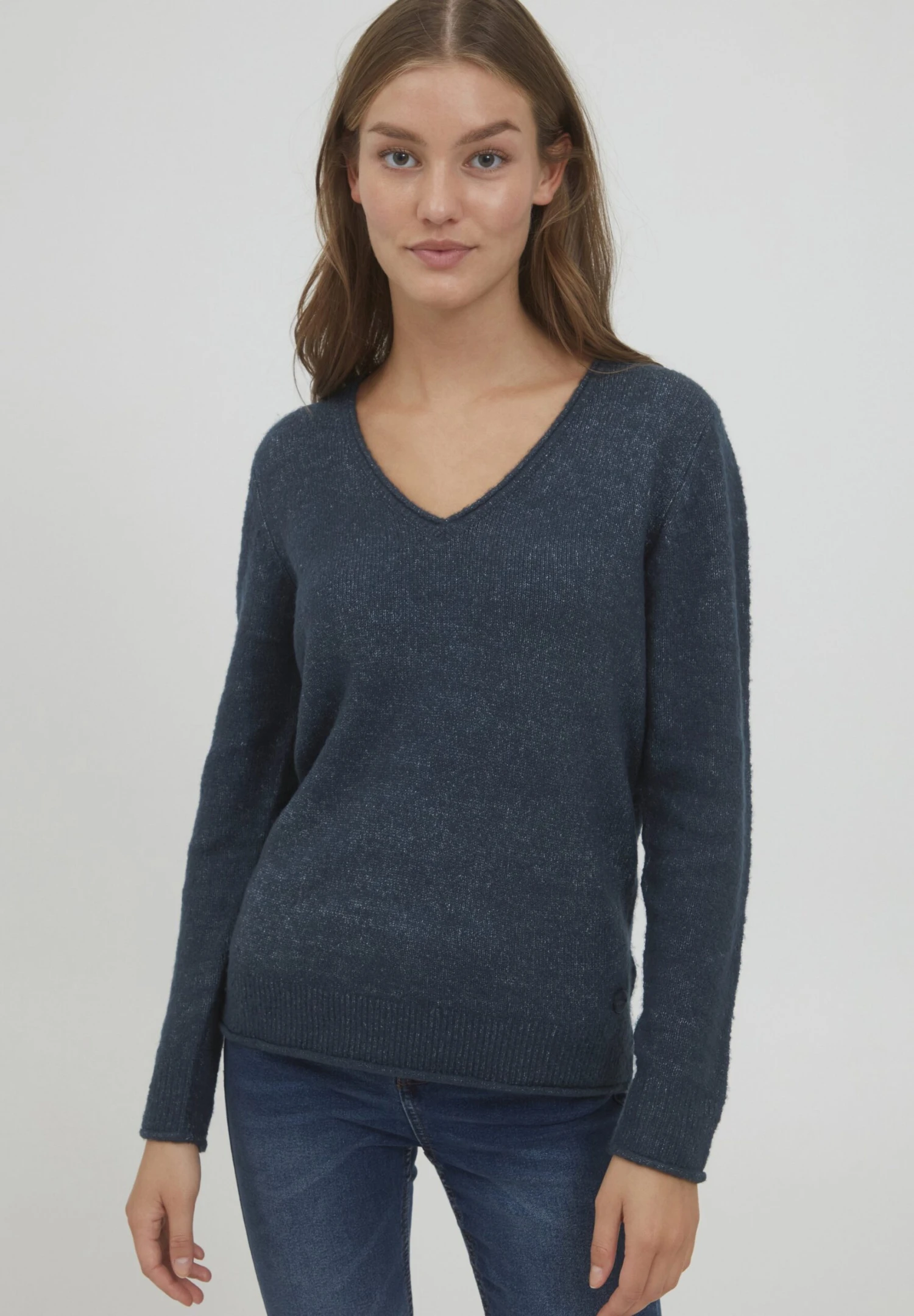 OXMO OXILVA - Jumper - Dark Blue 1 OXMO OXILVA - Jumper - Dark Blue