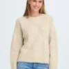 OXMO IHBOMMA - Jumper - Oatmeal Melange